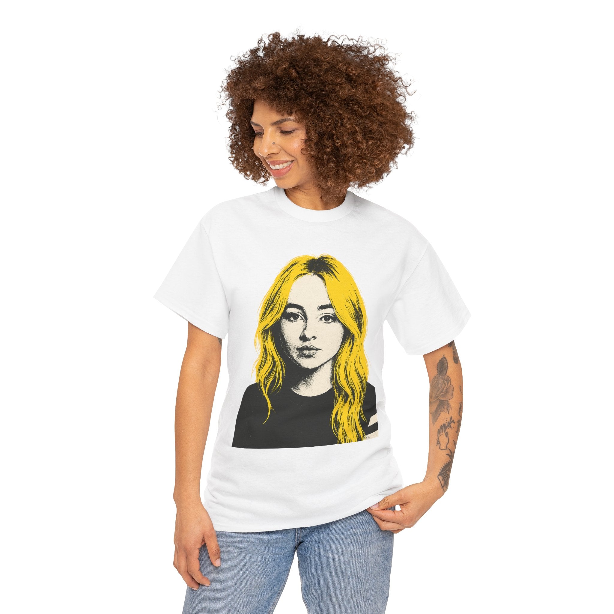 nan — t-shirt, back view
