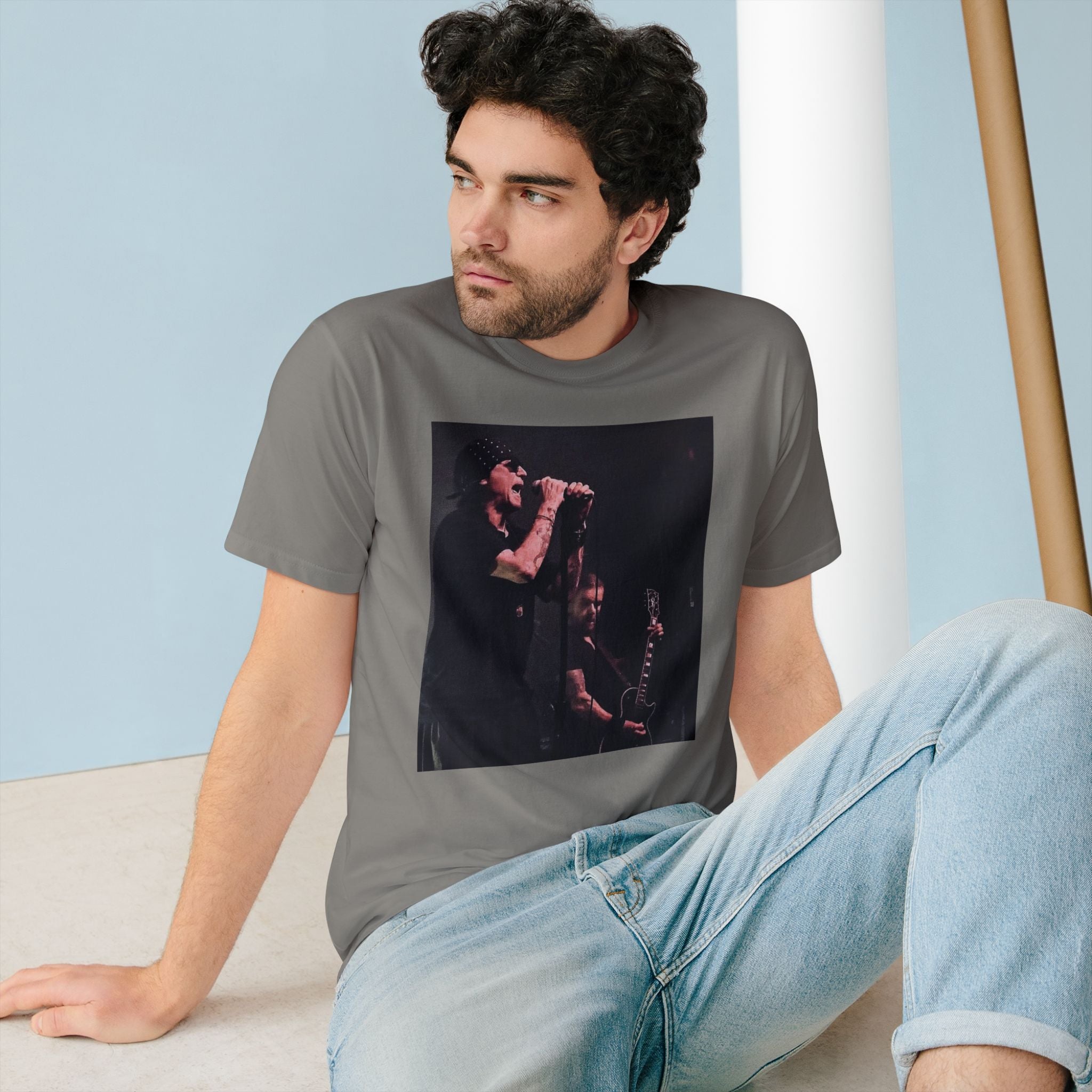 Organic Cotton T-shirt - Veronika Douglas The Cult Intimate Concert Photography | LZP Tees