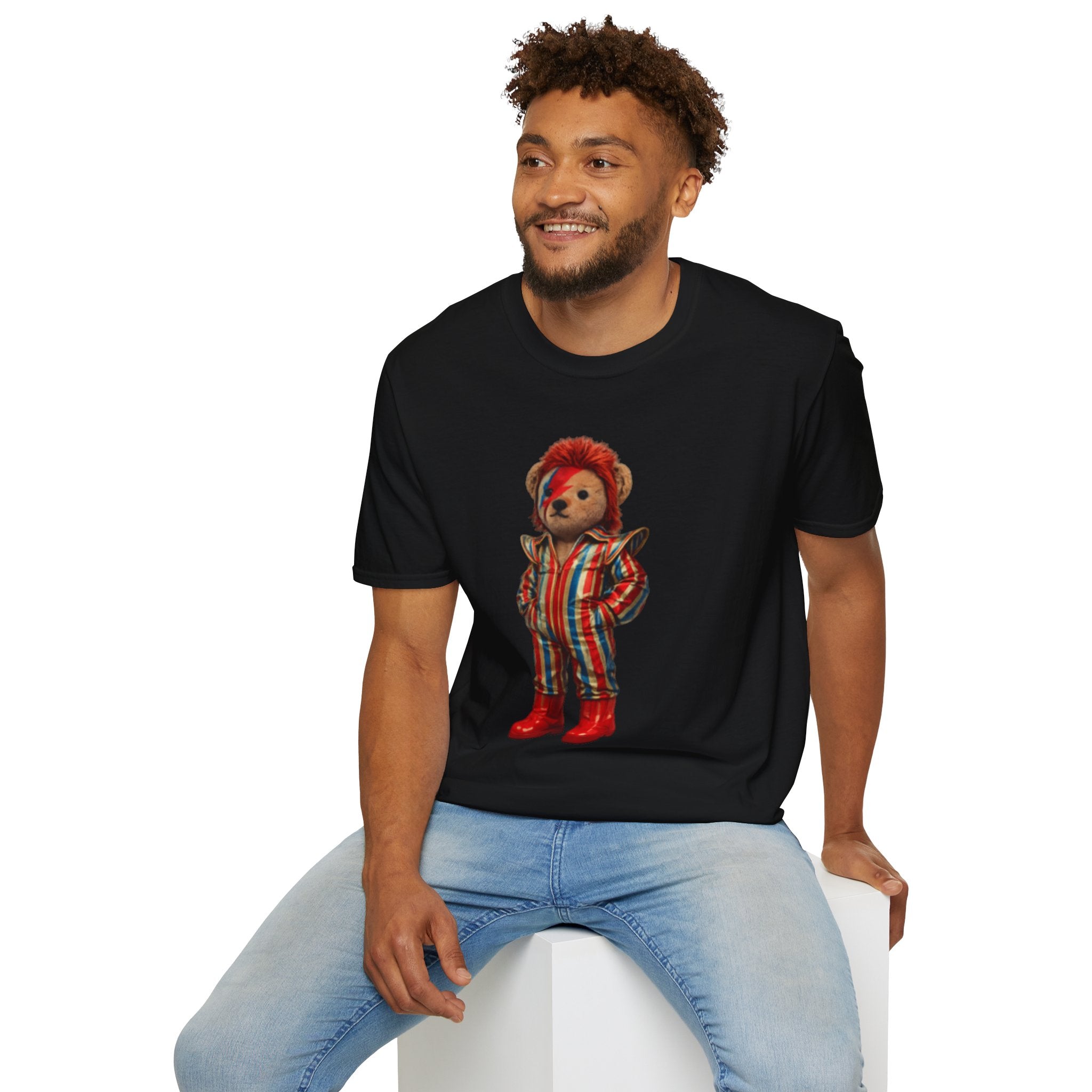 🧸⚡ The Bowie Bear T-Shirt — Exclusive to LZP Tees