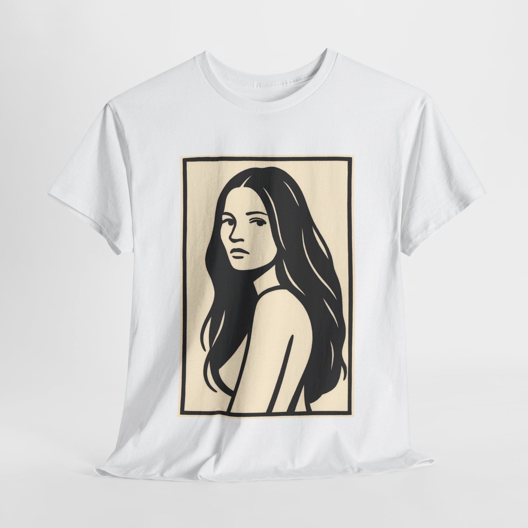 nan — t-shirt, back view