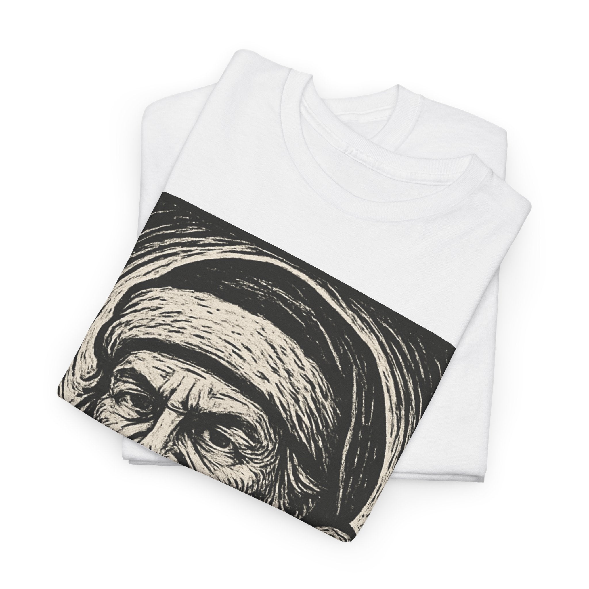 nan — t-shirt, back view