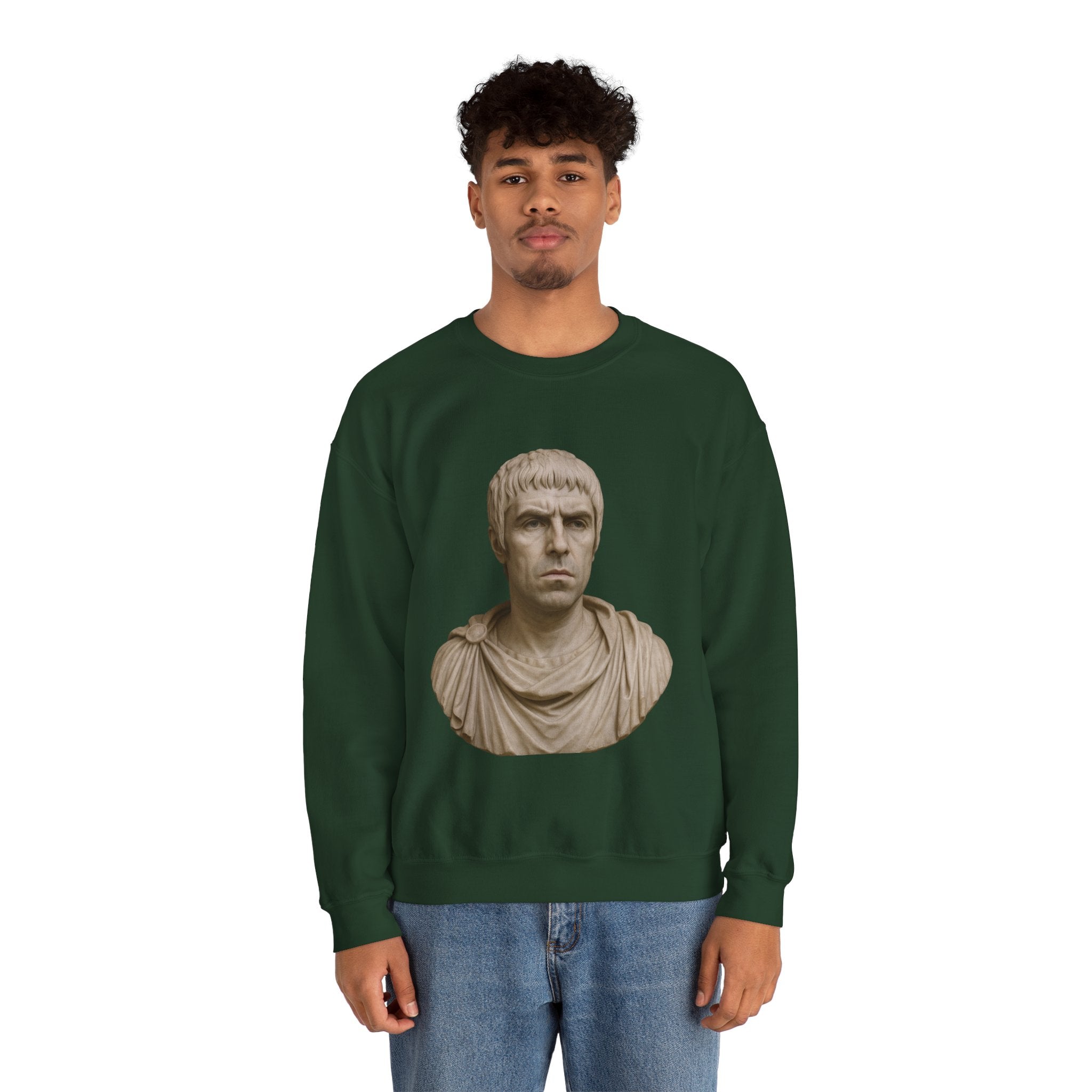 Godlike Liam Gallagher Roman Bust Sweatshirt