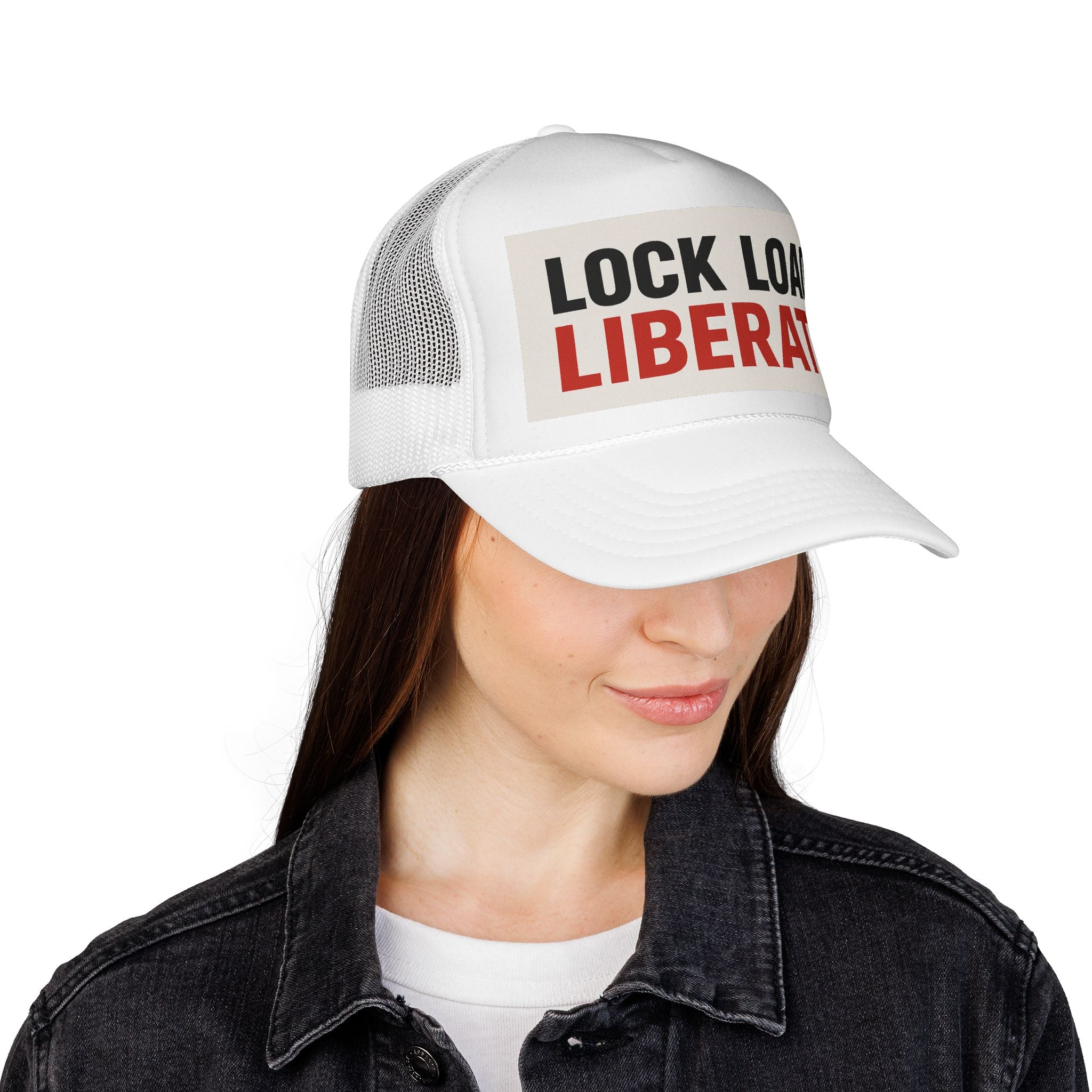 Lock, Load Liberate Trucker Cap