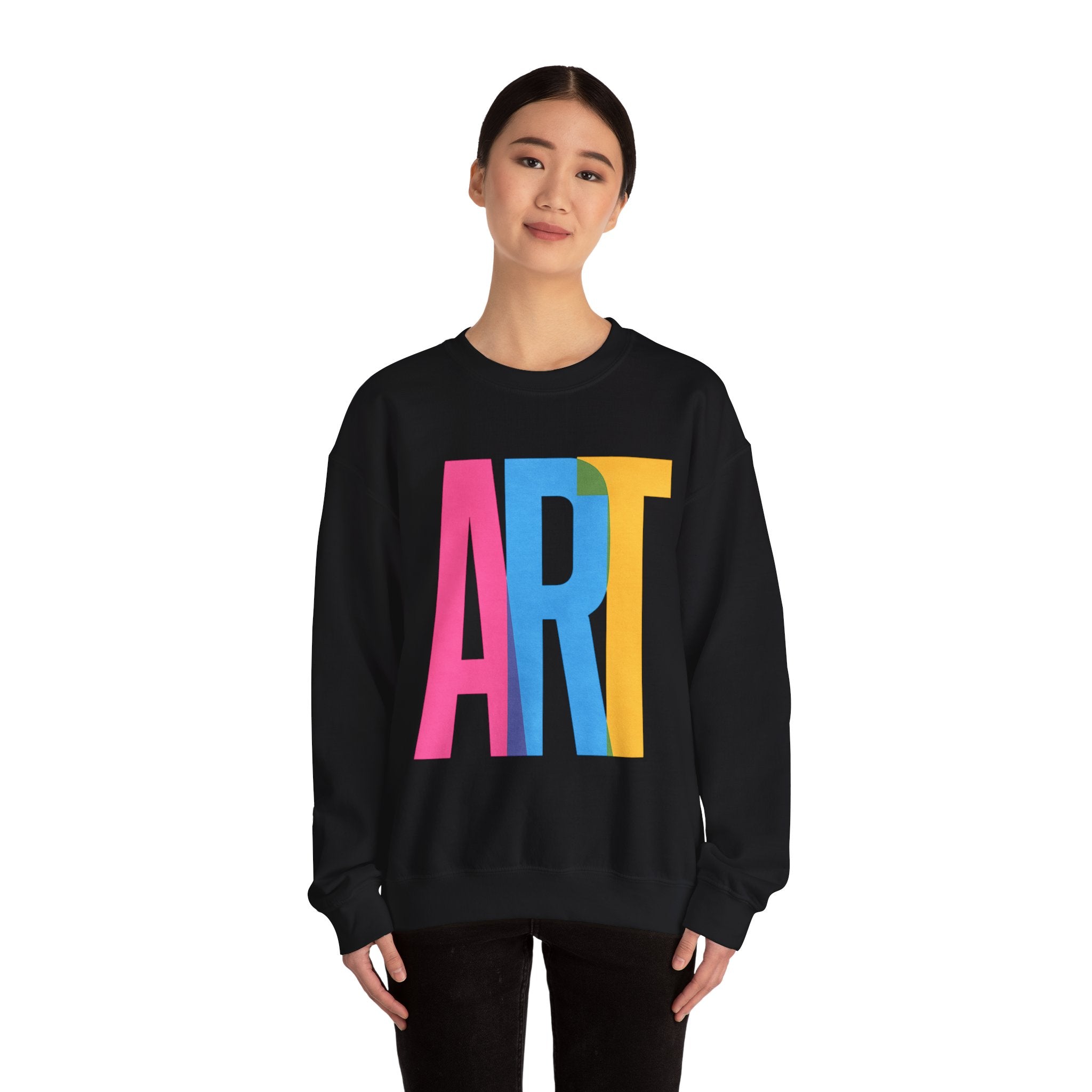Art Sweatshirt | Cozy Crewneck for Couples, Gift for Valentine's Day, Casual Wear, Everyday Comfort, Trendy Apparel | LZP Tees