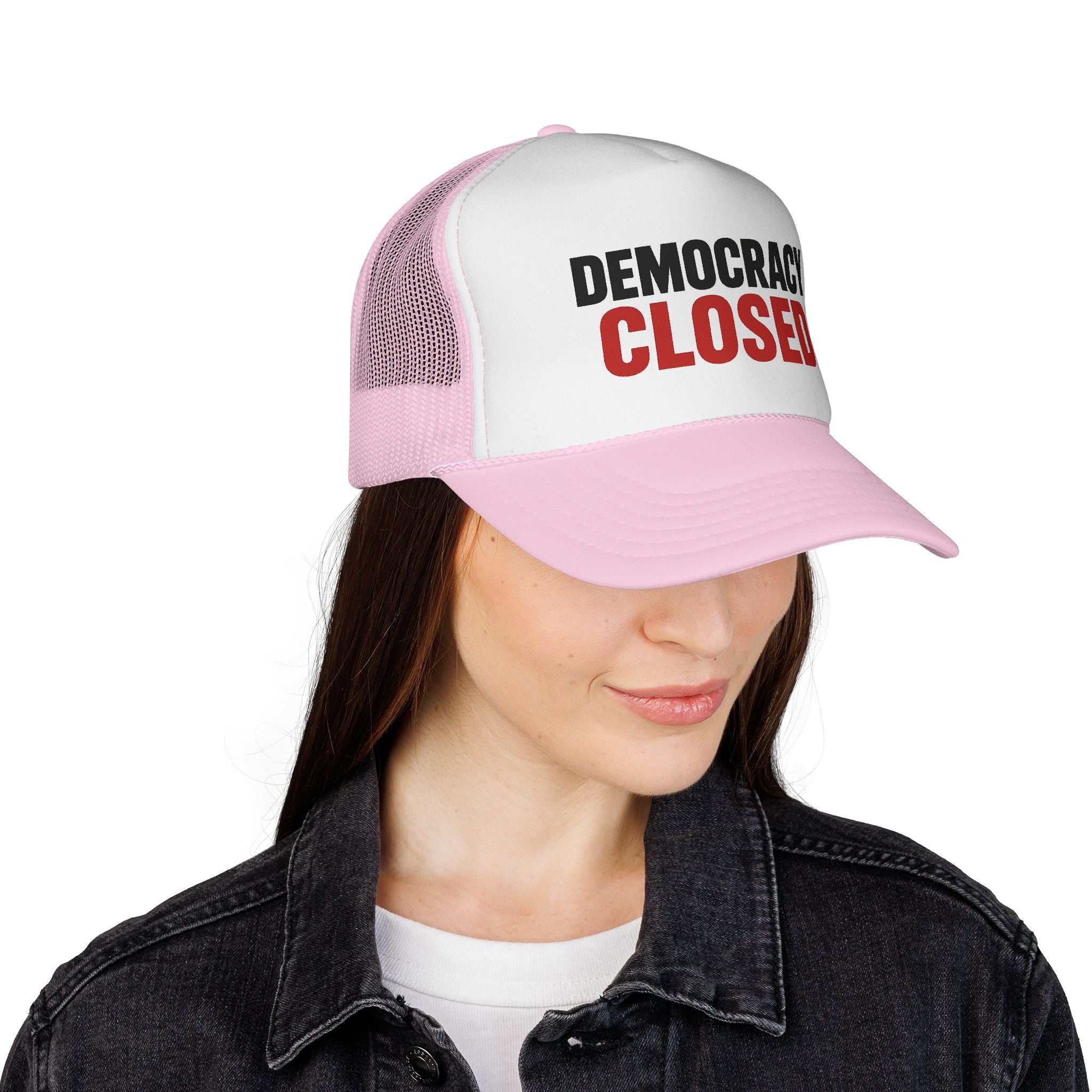 Bold Democracy Closed Trucker Cap