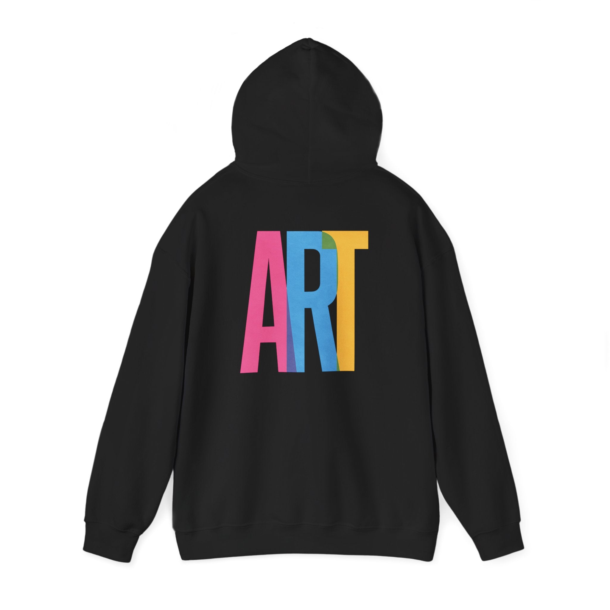 ART Unisex Hoodie Front and Back Print - Cozy Gift for Friends, Valentine's Day, Casual Wear, Trendy Fashion, Spirit Wear T-Shirt | LZP Tees