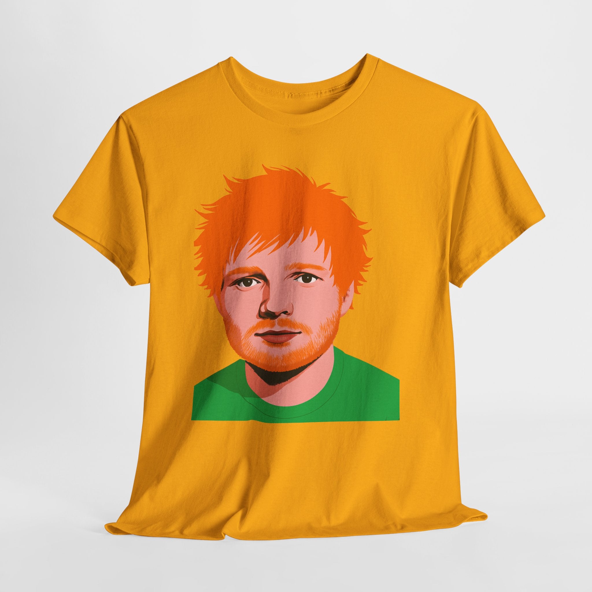 Comic Sheeran T-Shirt Unisex Heavy Cotton Tee, Retro T-Shirt, Fan Merchandise, Gift for Music Lovers, Casual Wear