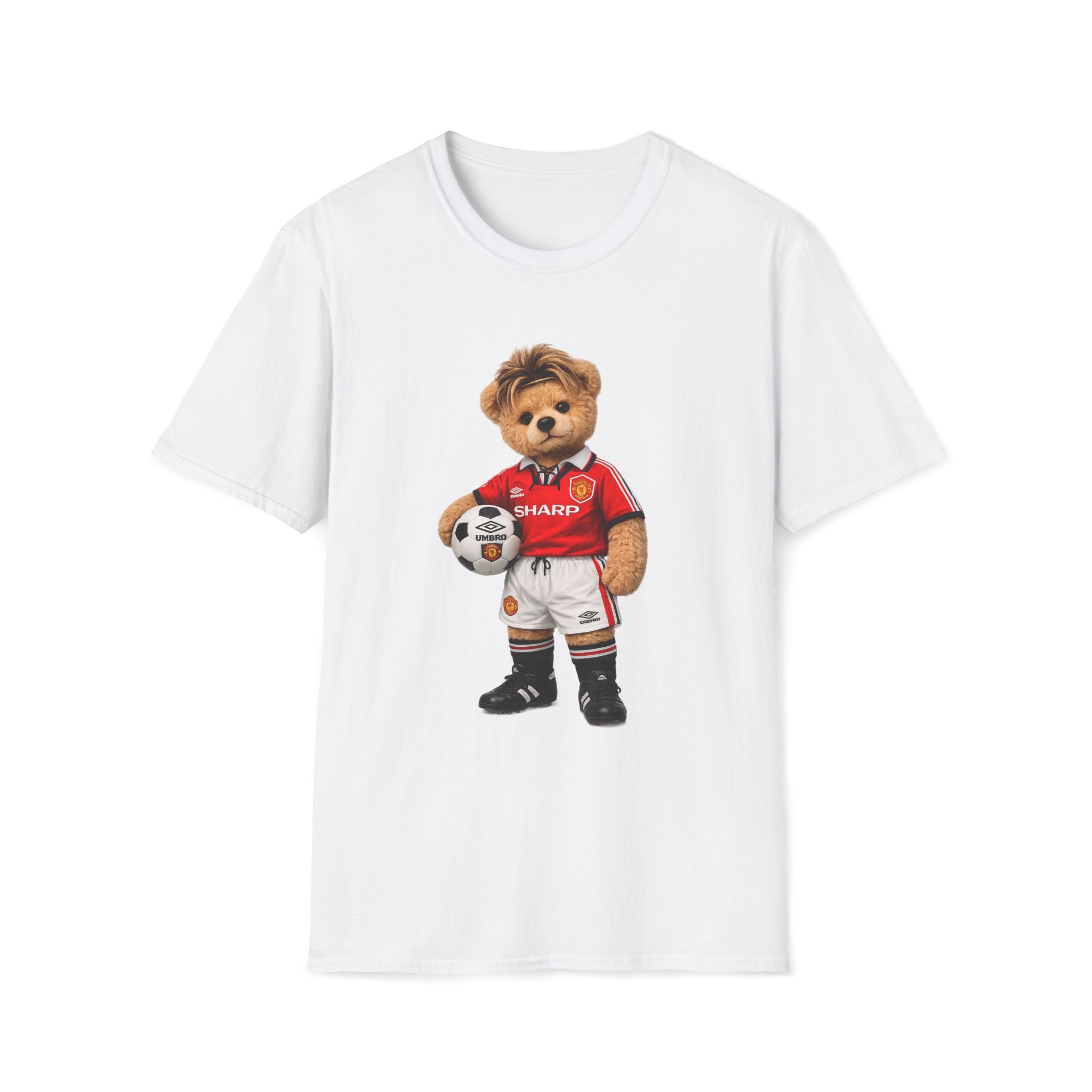 Golden Touch Bear – 90s Football Icon Graphic Tee