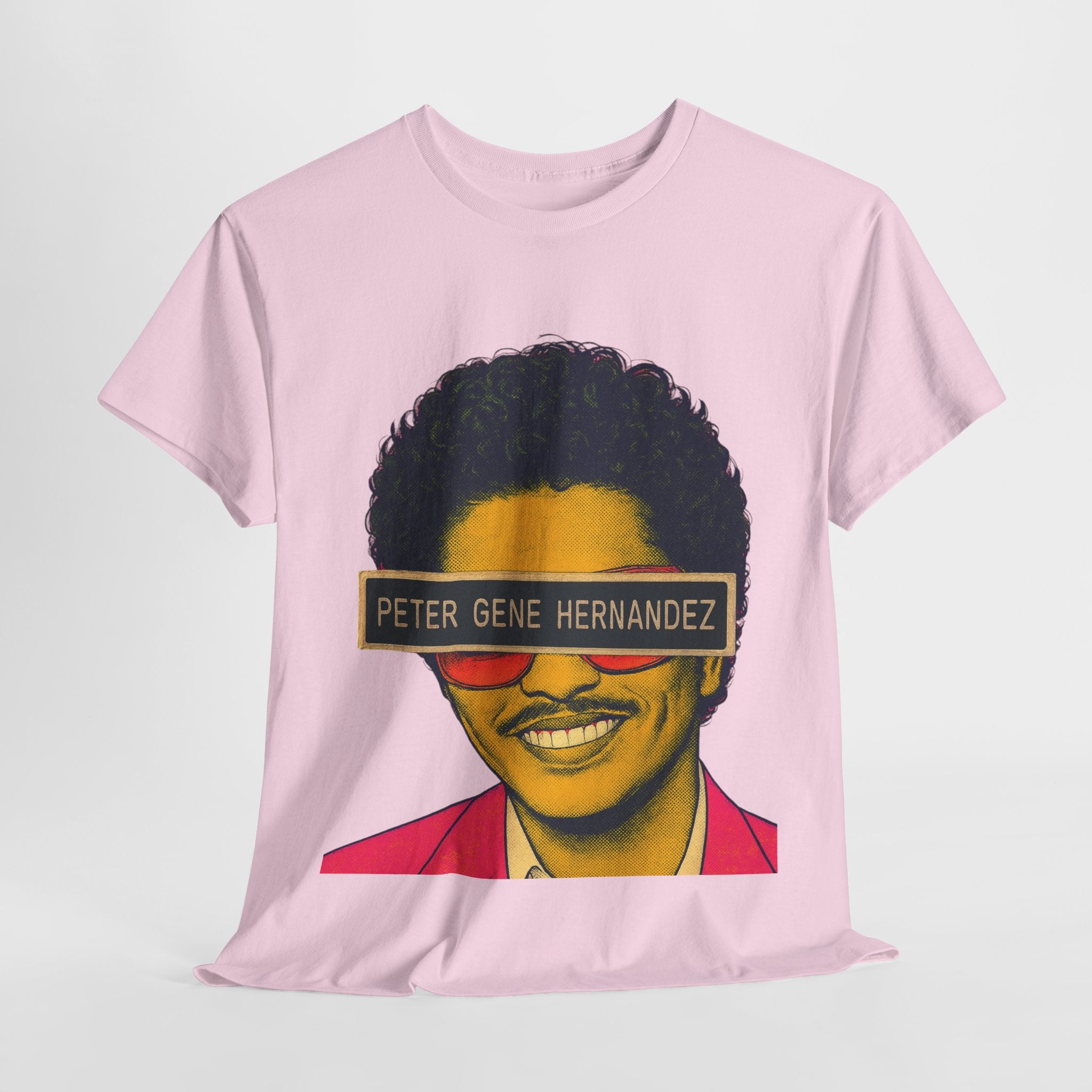Bruno Mars Inspired Unisex Heavy Cotton Tee, Stylish Graphic Shirt, Music Fan Gift, Casual Wear, Unique Art Tee – T‑Shirt (Unisex)