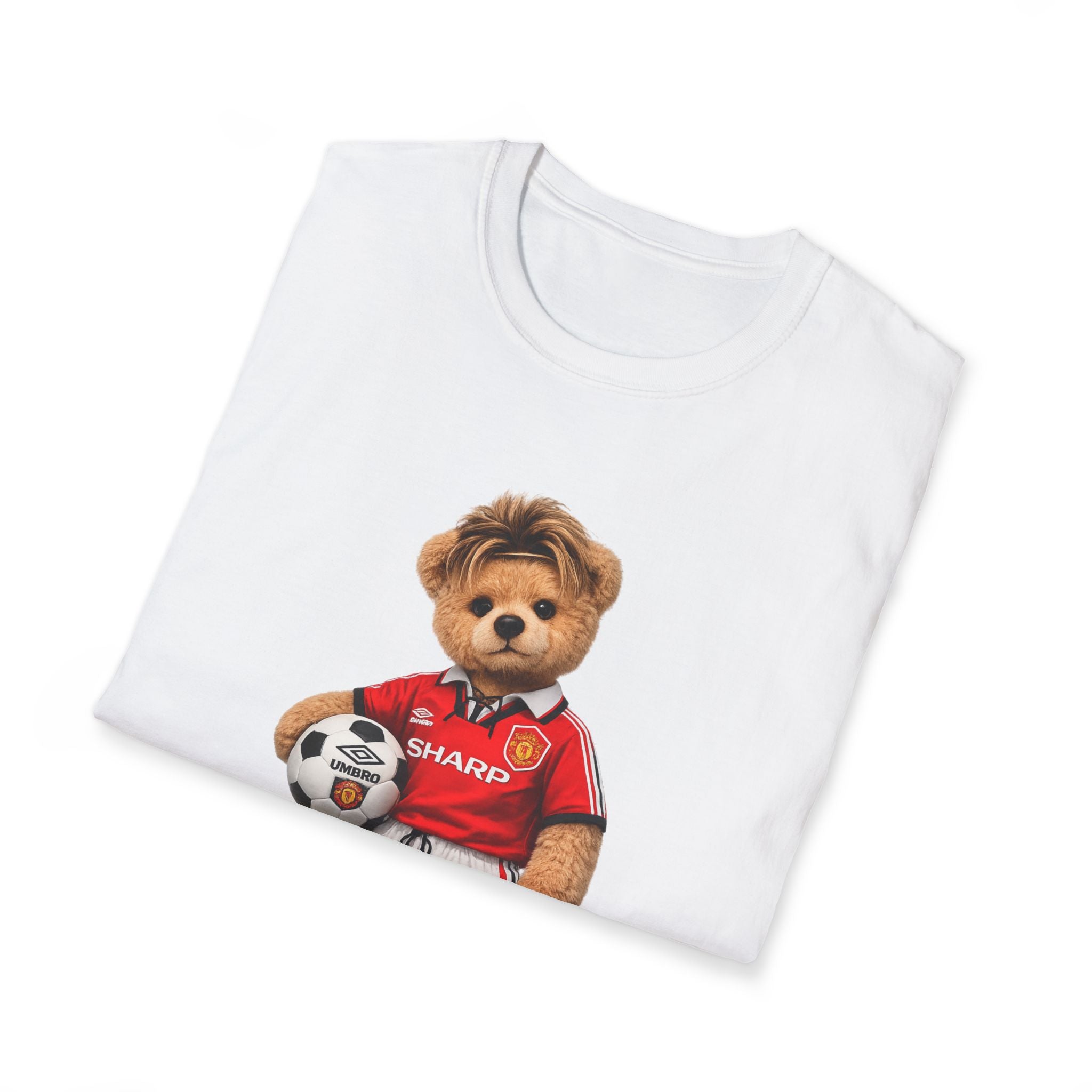 Golden Touch Bear – 90s Football Icon Graphic Tee