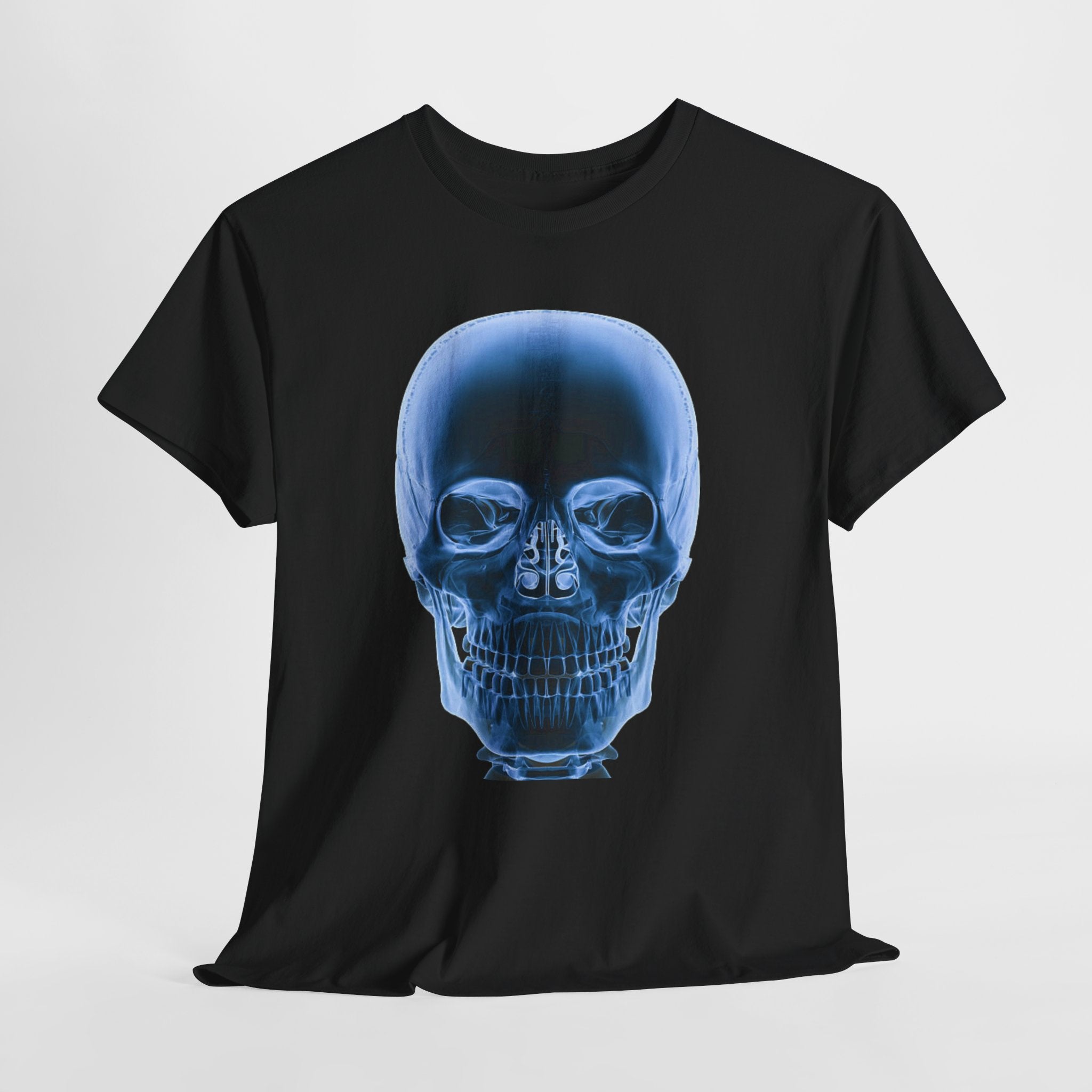 Skull Portrait T-Shirt Unisex Heavy Cotton Tee, Retro T-Shirt, Fan Merchandise, Casual Wear