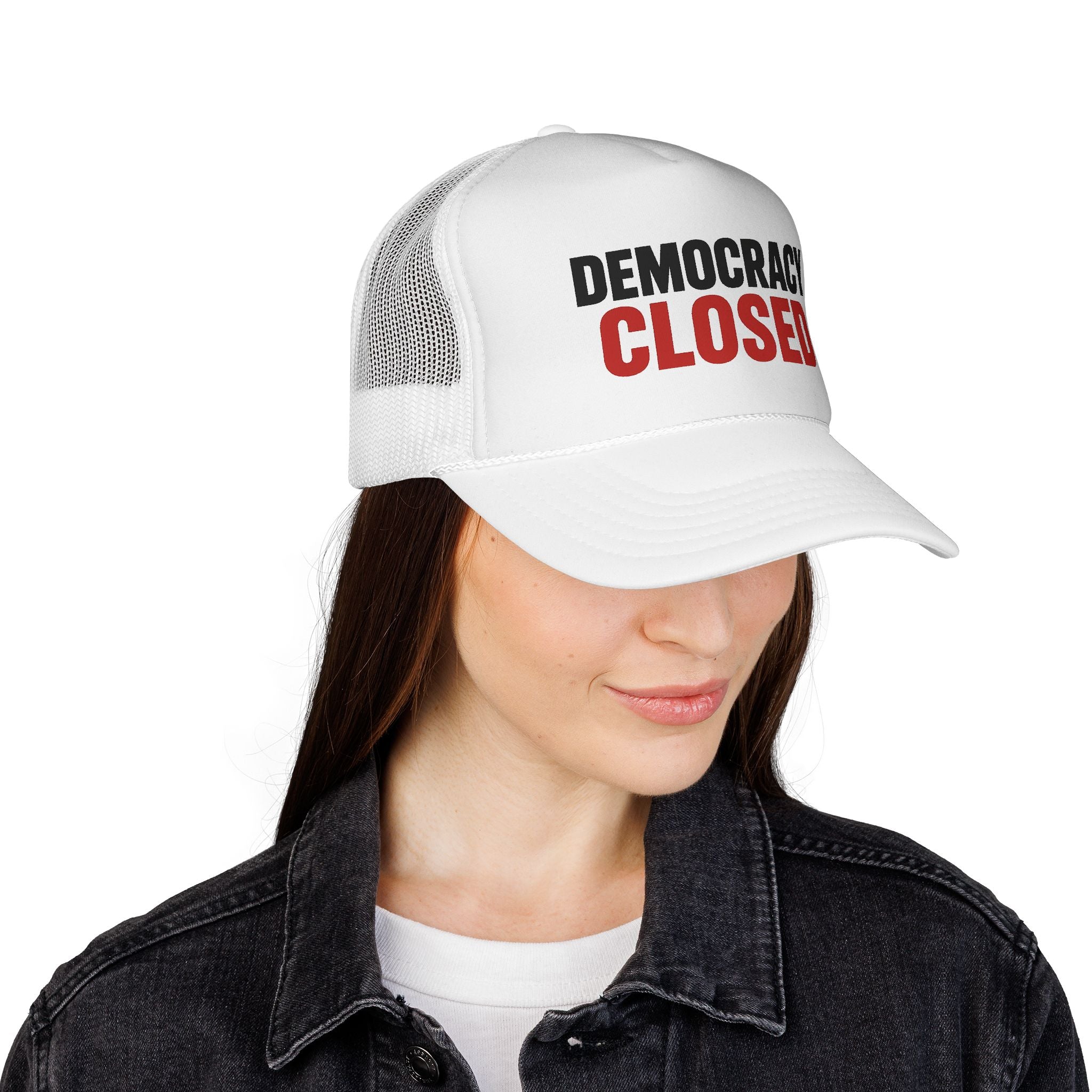 Bold Democracy Closed Trucker Cap