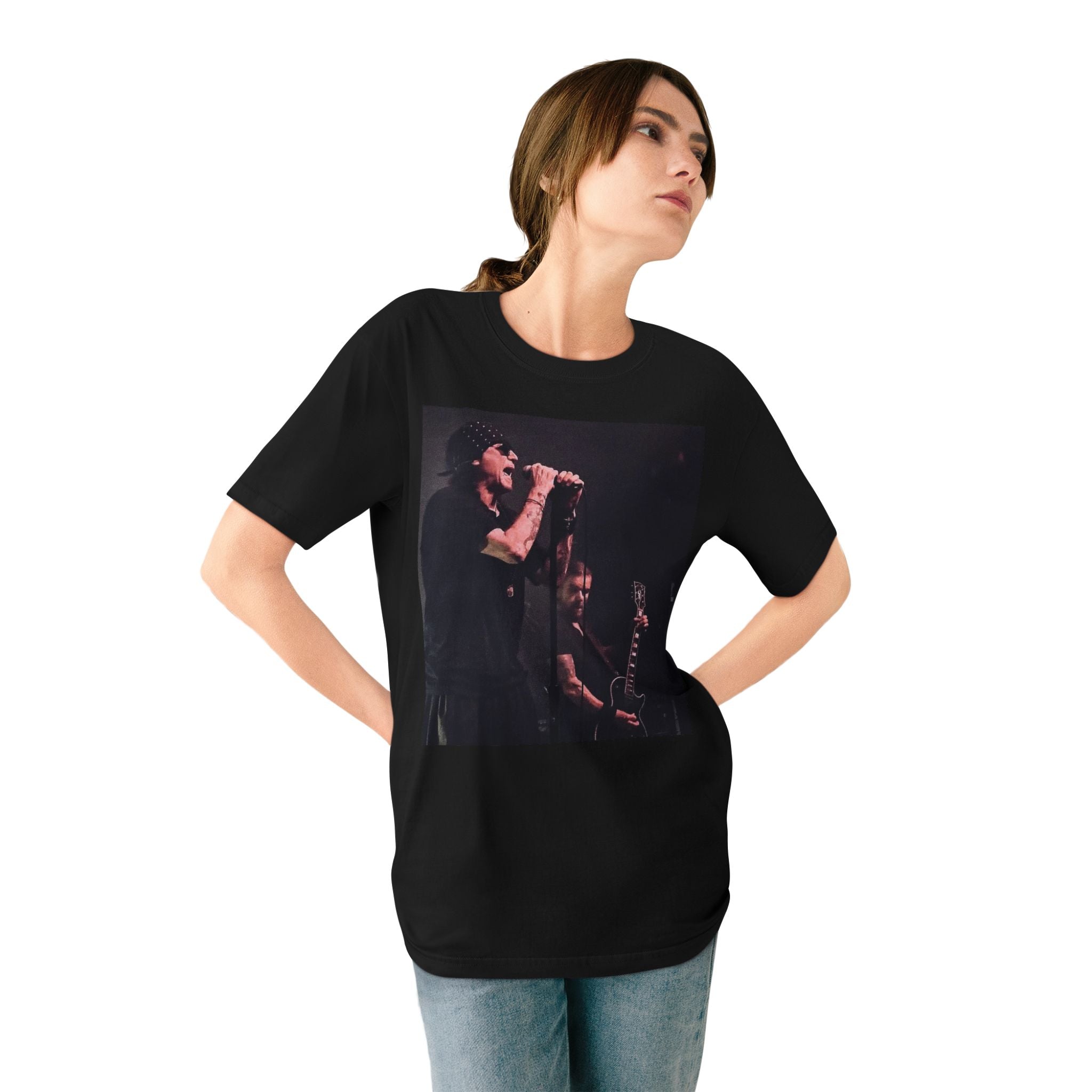 Organic Cotton T-shirt - Veronika Douglas The Cult Intimate Concert Photography | LZP Tees