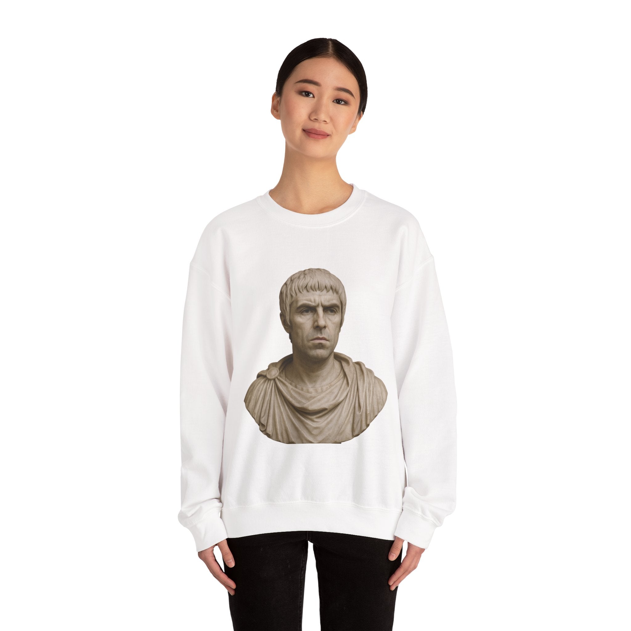 Godlike Liam Gallagher Roman Bust Sweatshirt