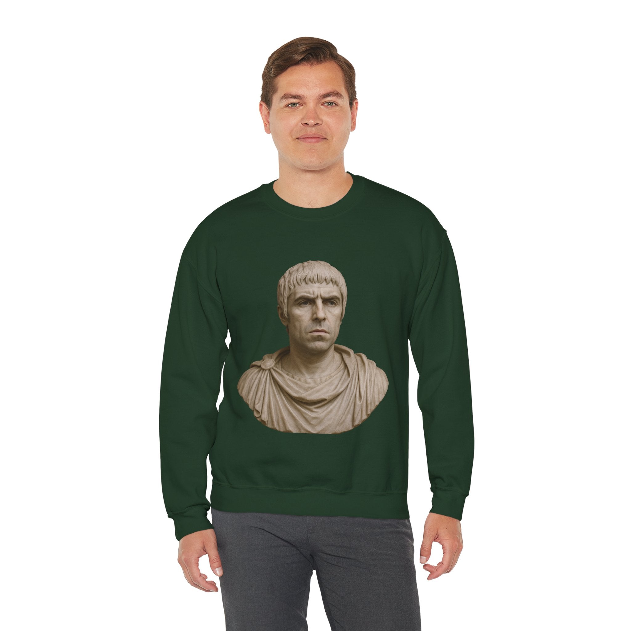 Godlike Liam Gallagher Roman Bust Sweatshirt
