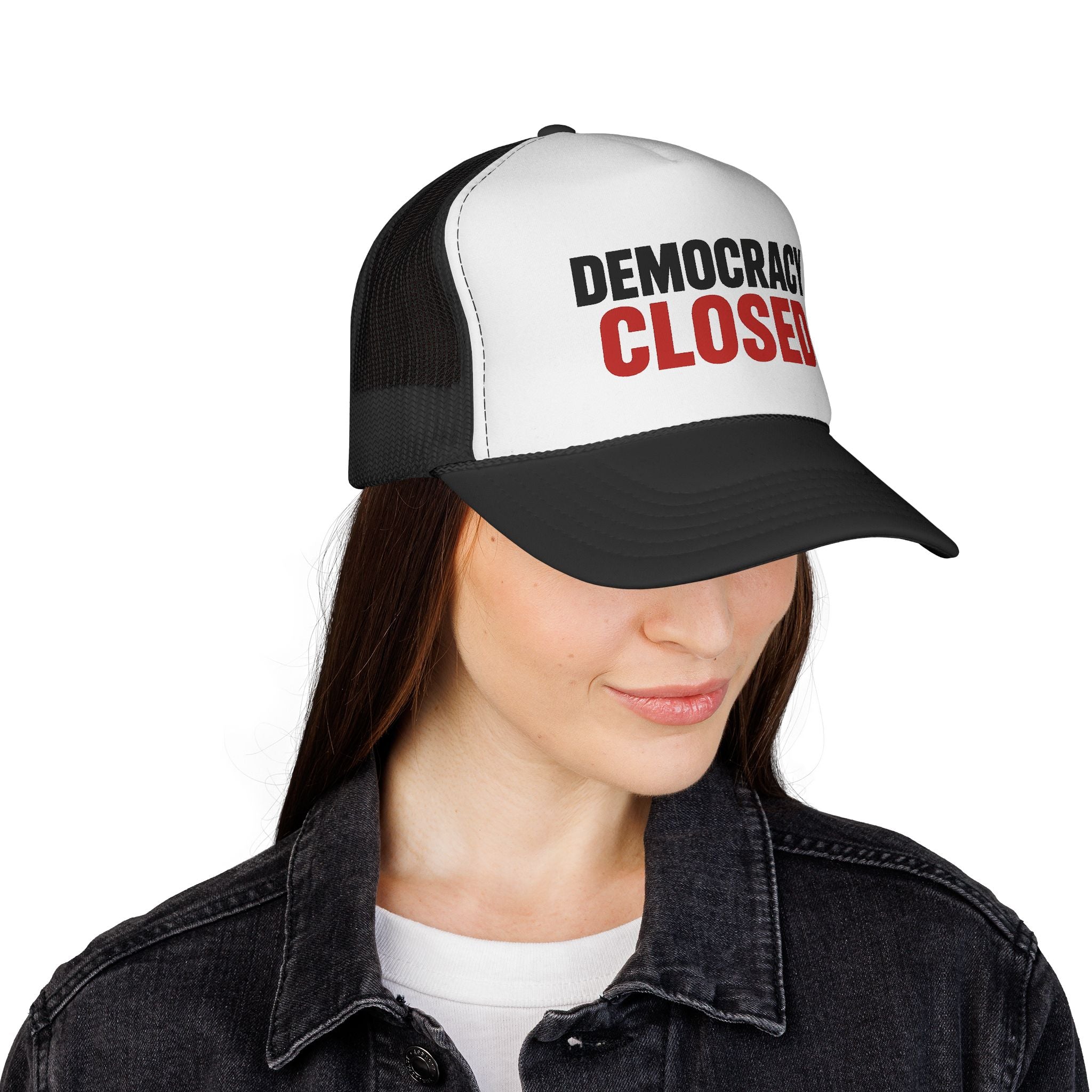 Bold Democracy Closed Trucker Cap