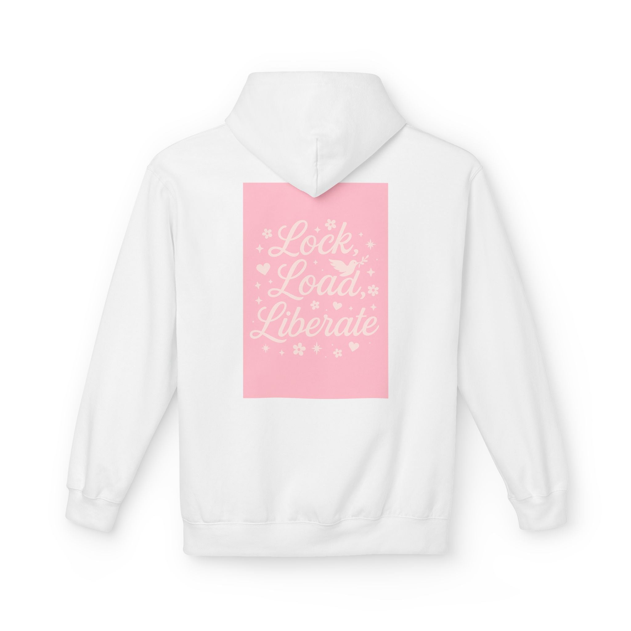 Lock, Load, Liberate Fleece Hoodie - Unisex Softstyle for Comfort and Freedom T-Shirt | LZP Tees