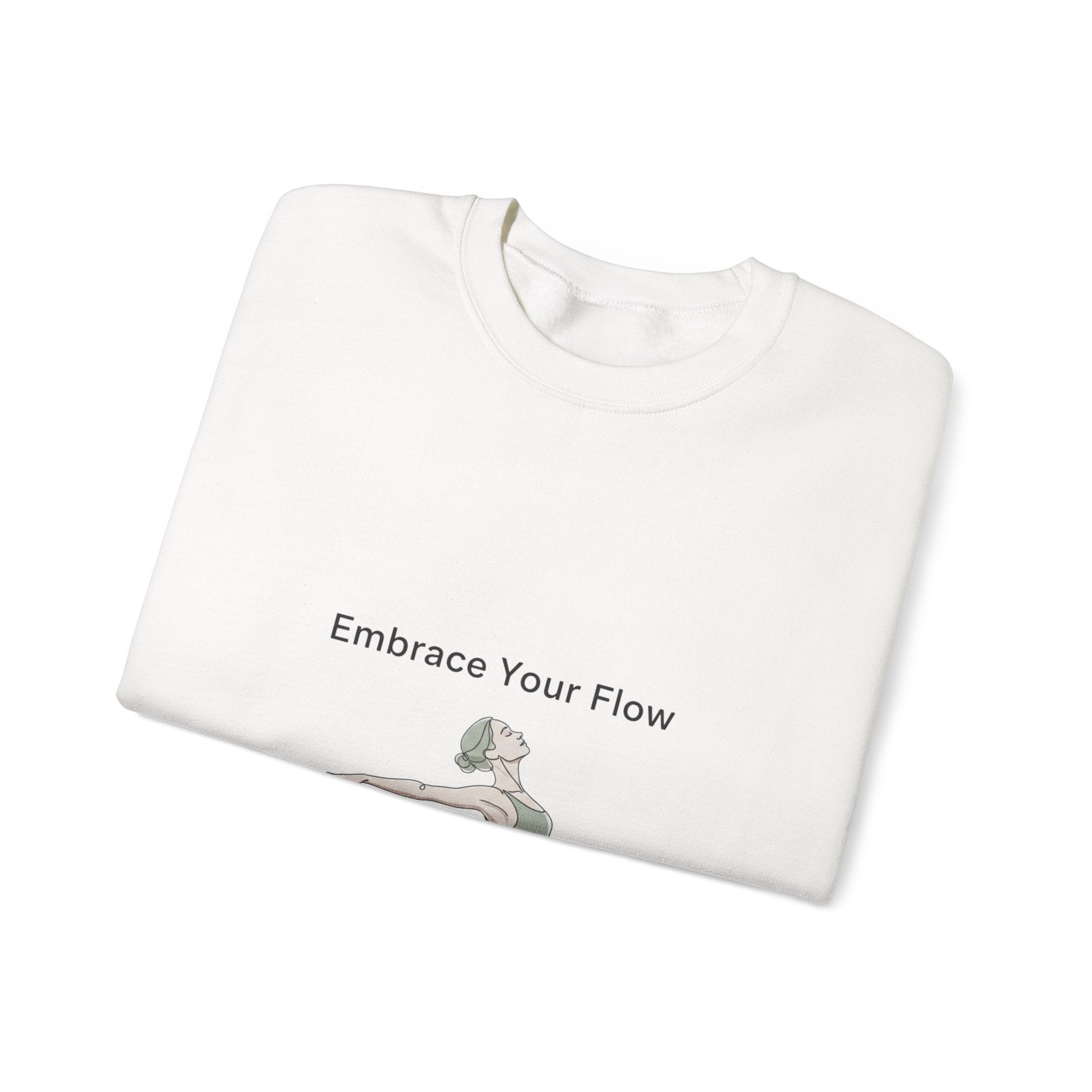 Embrace Your Flow pilates design Sweatshirt | soft strength, wellness pastel