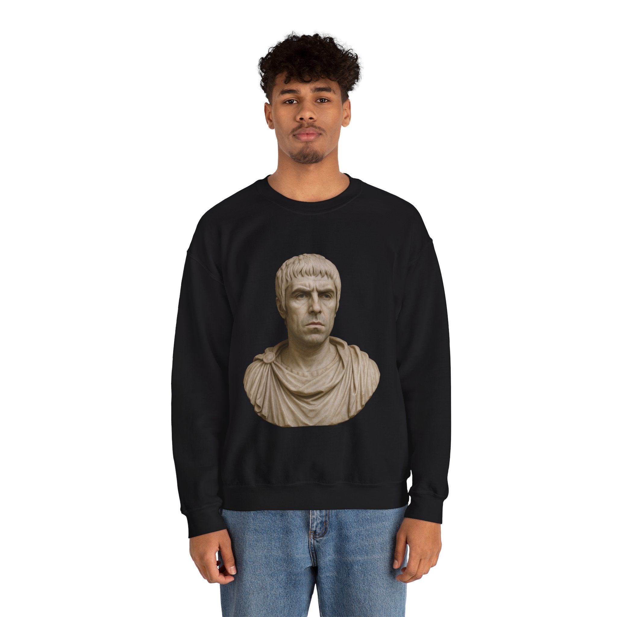Godlike Liam Gallagher Roman Bust Sweatshirt