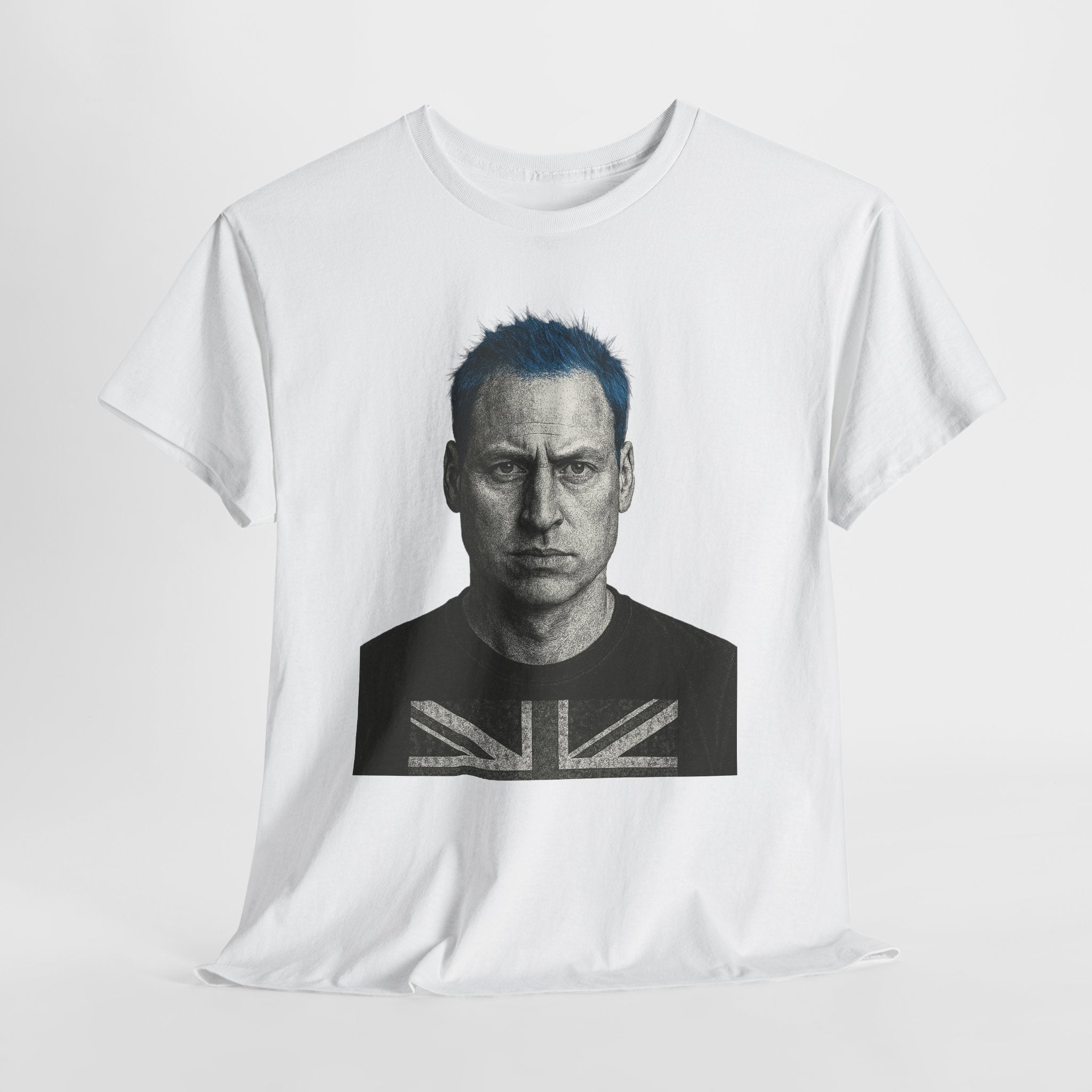 Punk Prince T-Shirt Unisex Heavy Cotton Tee, Retro T-Shirt, Fan Merchandise, Gift for UK Lovers, Casual Wear