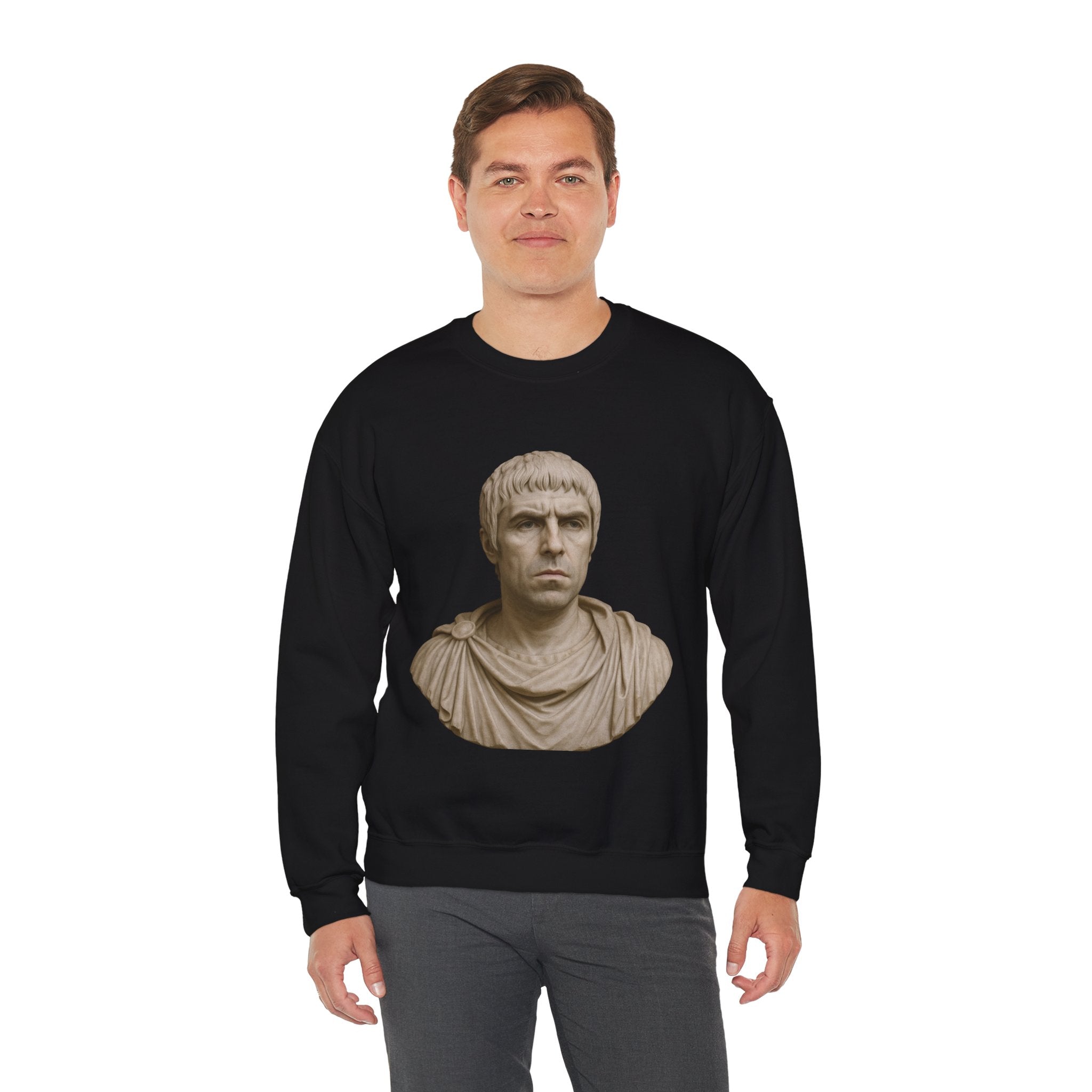 Godlike Liam Gallagher Roman Bust Sweatshirt