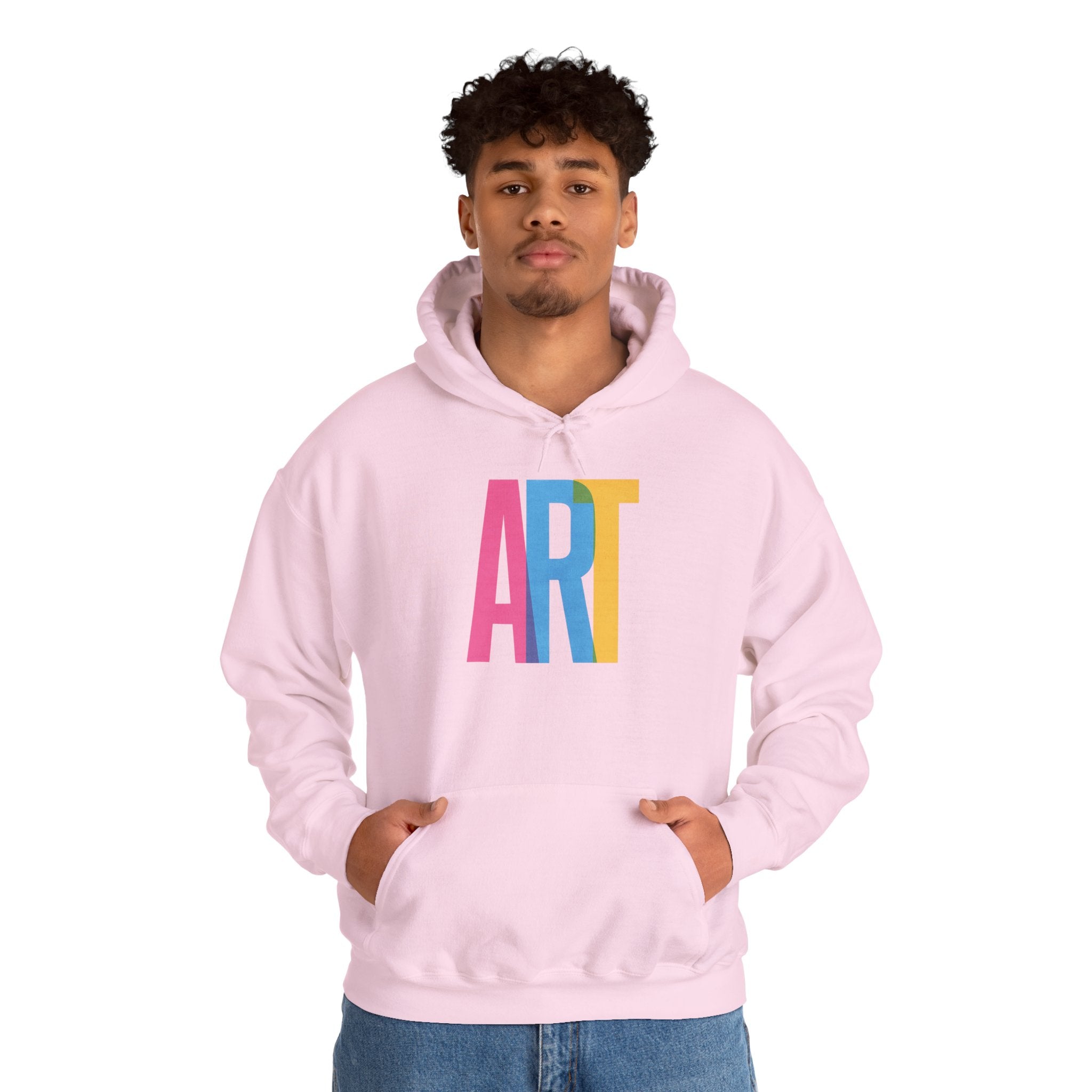 ART Unisex Hoodie Front and Back Print - Cozy Gift for Friends, Valentine's Day, Casual Wear, Trendy Fashion, Spirit Wear T-Shirt | LZP Tees
