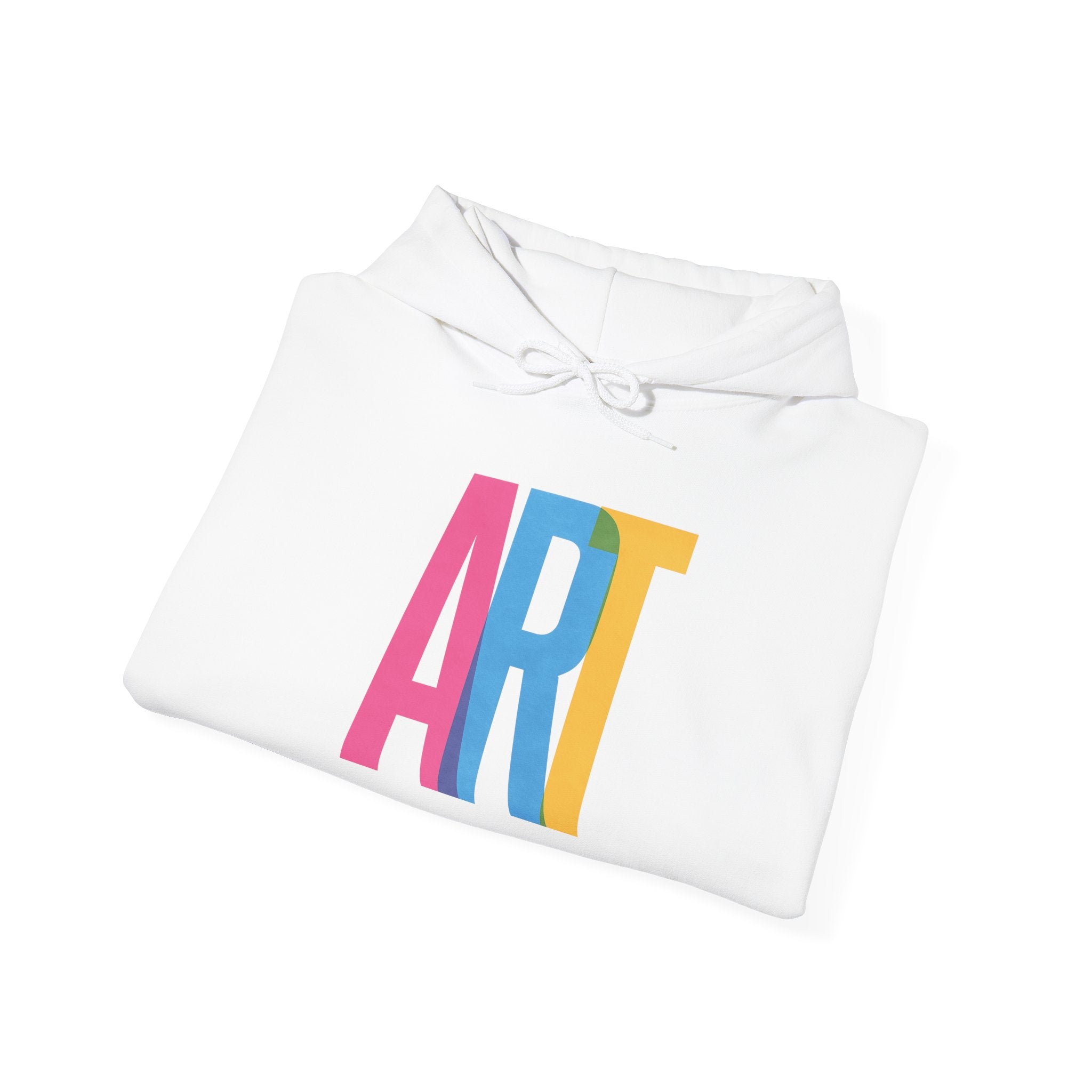 ART Unisex Hoodie Front and Back Print - Cozy Gift for Friends, Valentine's Day, Casual Wear, Trendy Fashion, Spirit Wear T-Shirt | LZP Tees