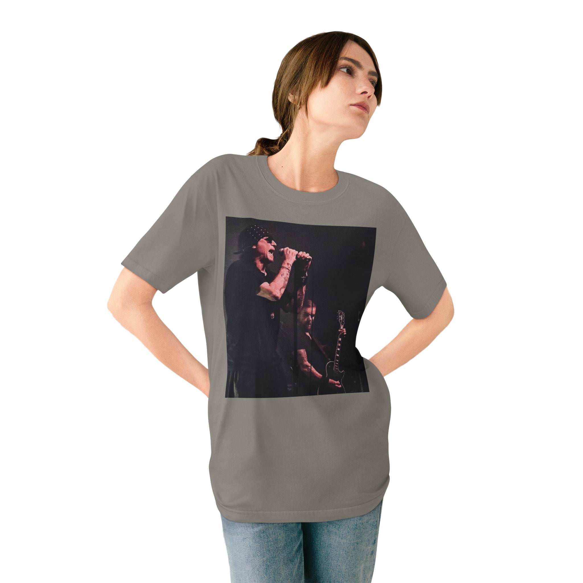 Organic Cotton T-shirt - Veronika Douglas The Cult Intimate Concert Photography | LZP Tees