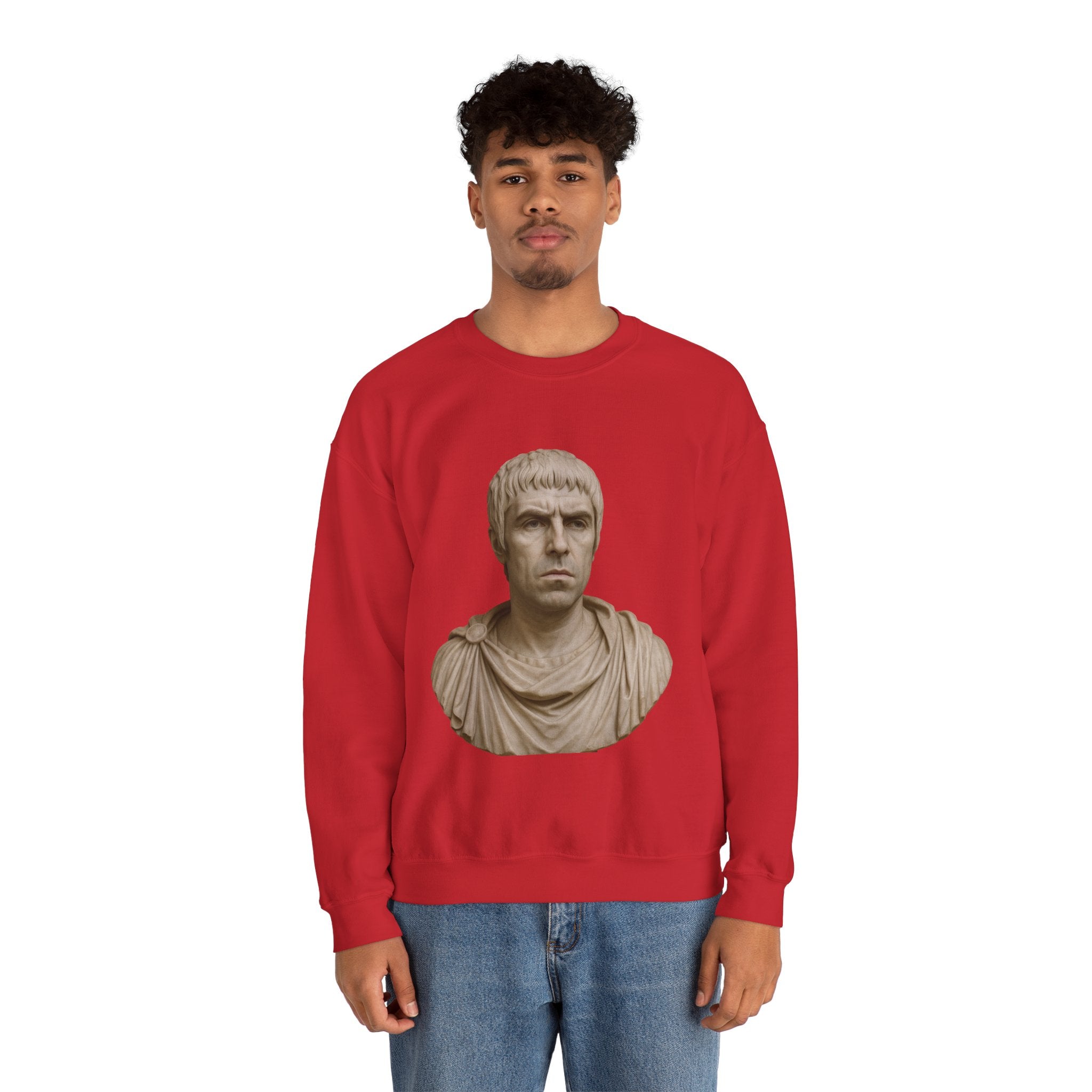 Godlike Liam Gallagher Roman Bust Sweatshirt