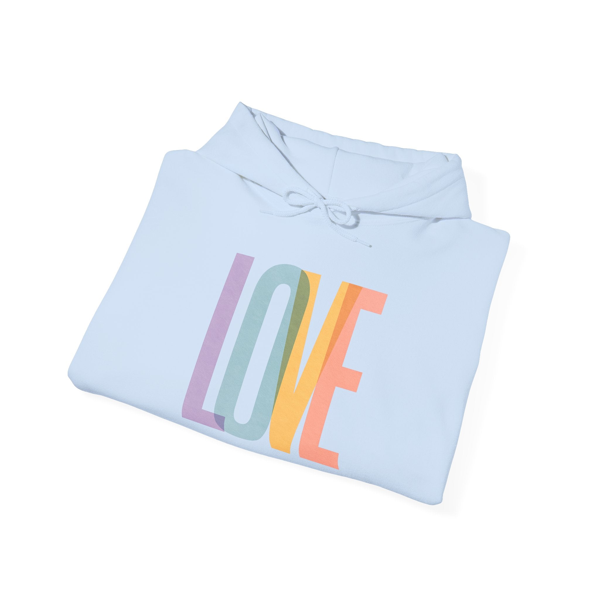 'LOVE' Unisex Hoodie Front and Back Print - Cozy Gift for Friends, Valentine's Day, Casual Wear, Trendy Fashion, Spirit Wear T-Shirt | LZP Tees
