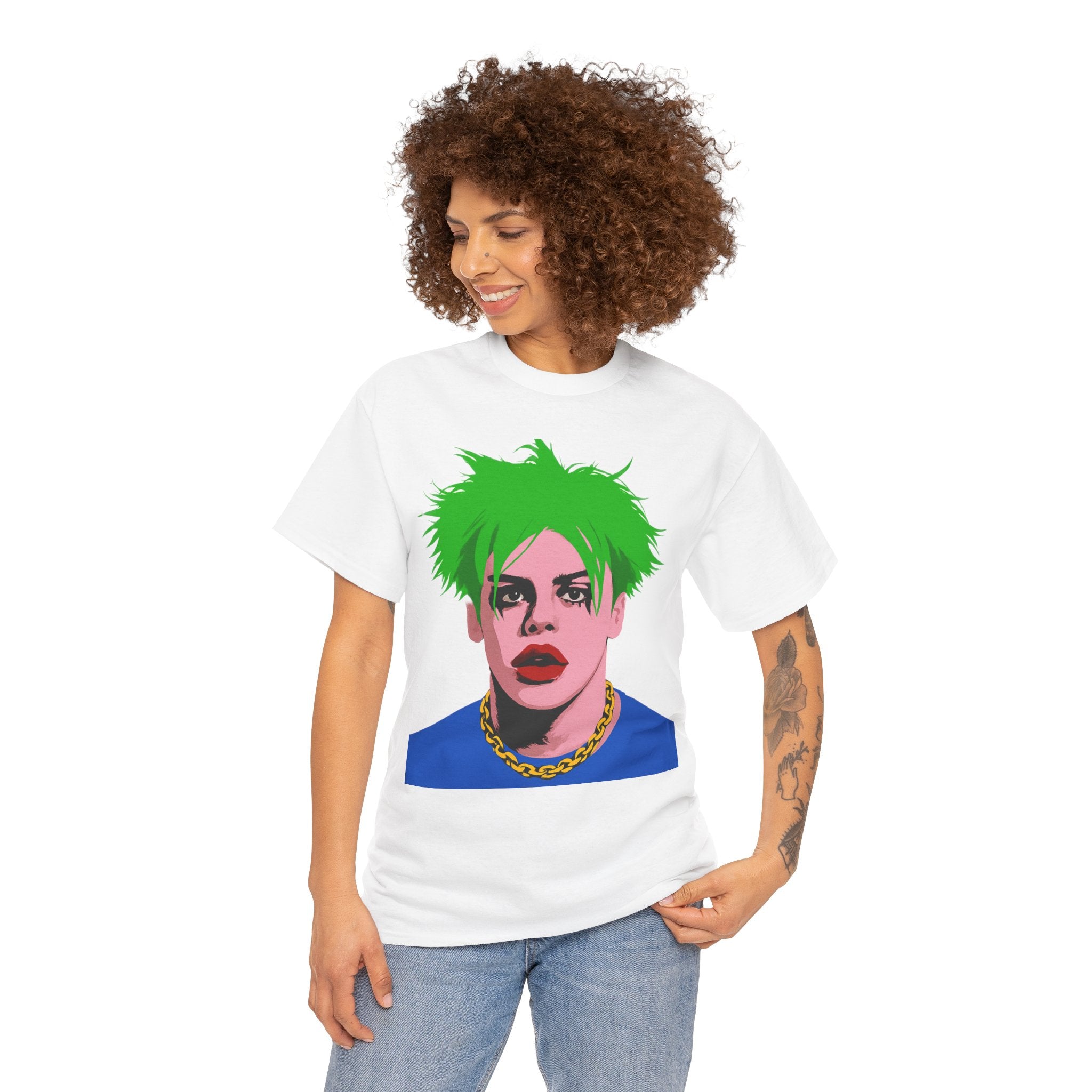 nan — t-shirt, back view