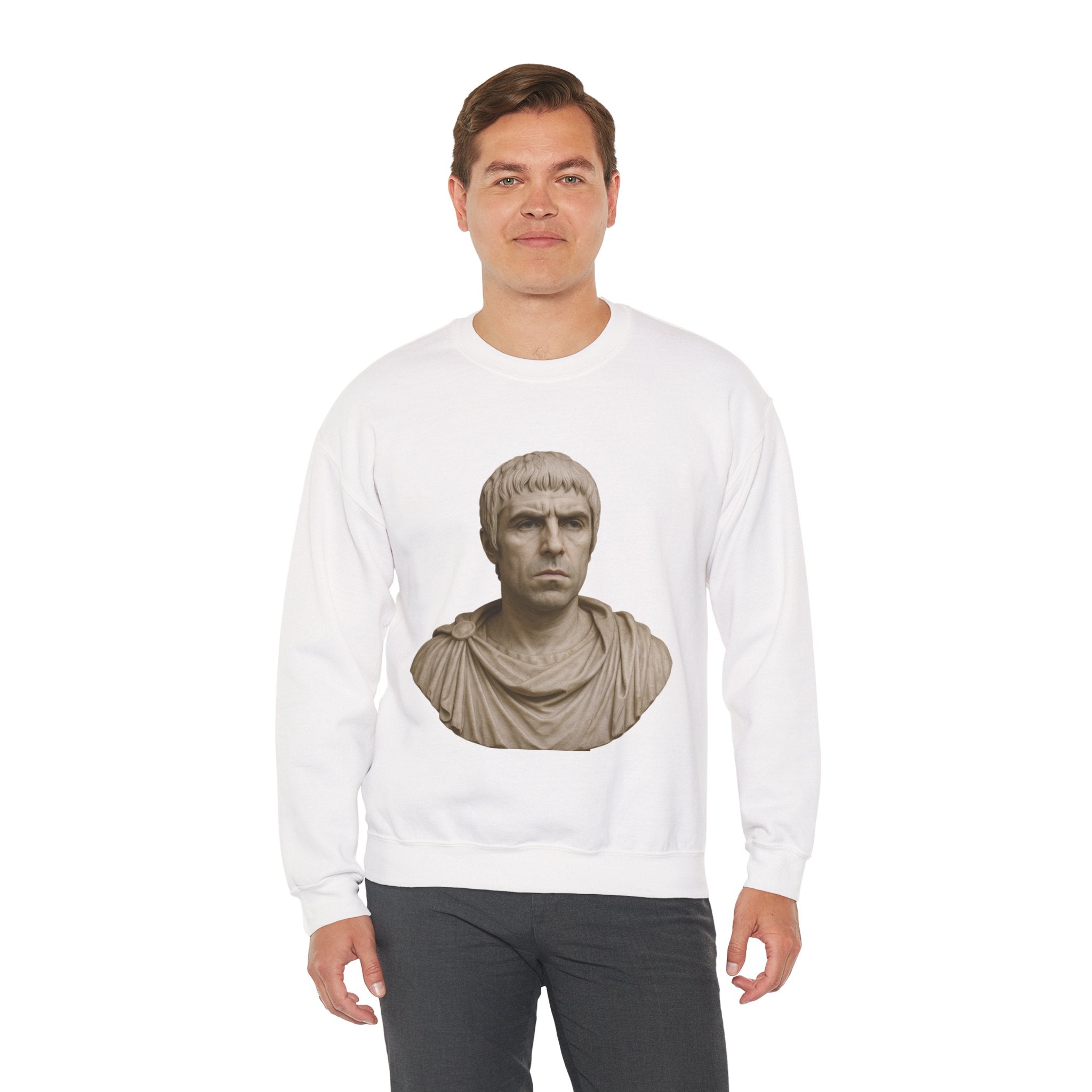 Godlike Liam Gallagher Roman Bust Sweatshirt