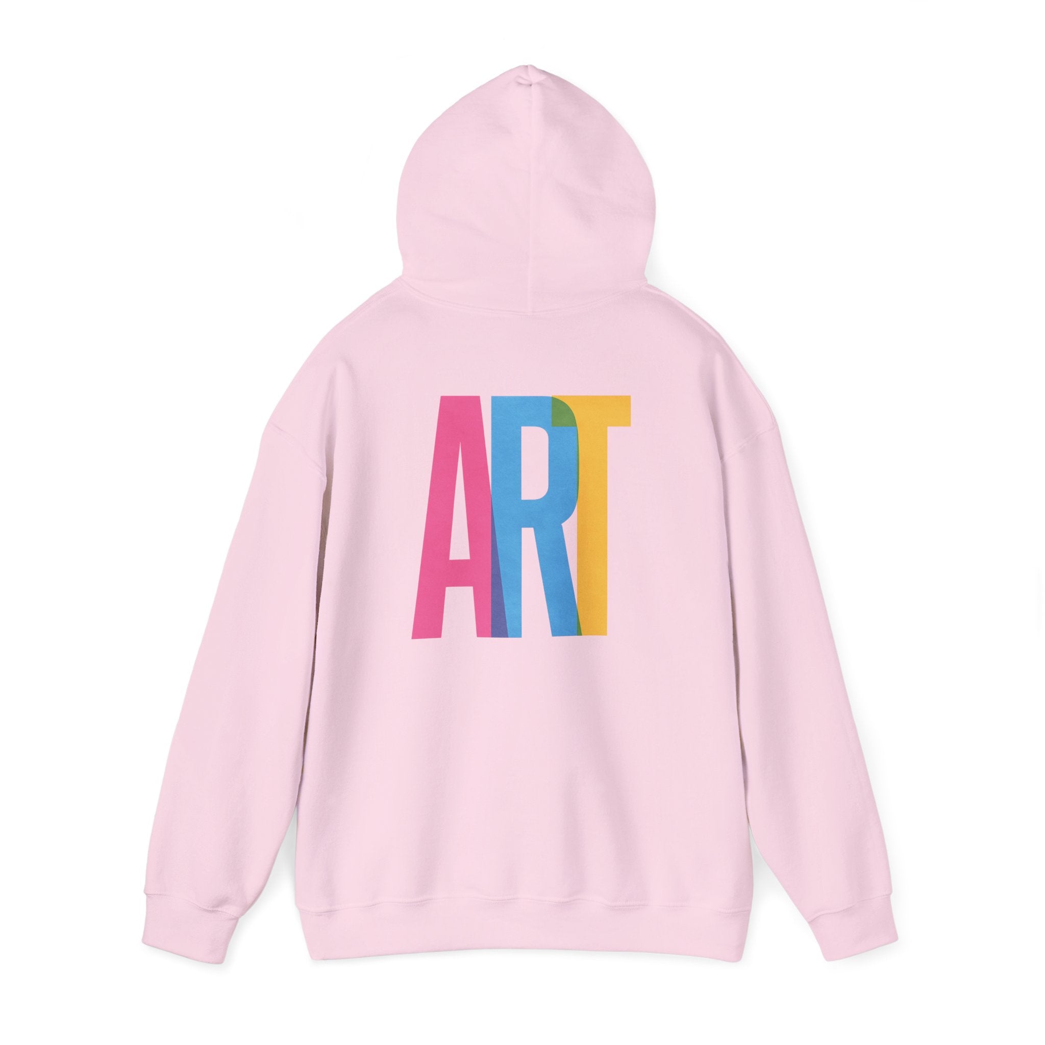 ART Unisex Hoodie Front and Back Print - Cozy Gift for Friends, Valentine's Day, Casual Wear, Trendy Fashion, Spirit Wear T-Shirt | LZP Tees