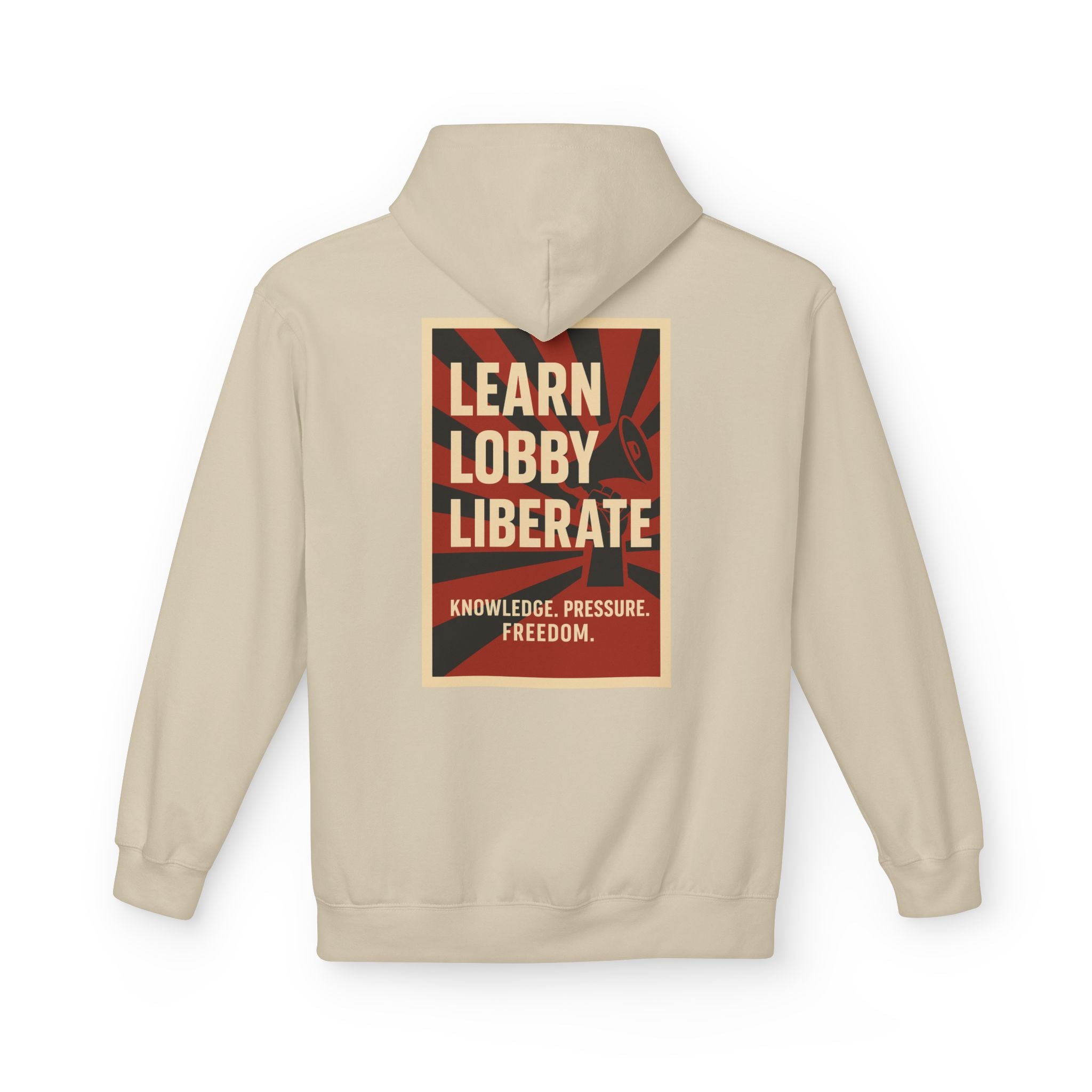 Learn Lobby and Liberate Fleece Hoodie - Unisex Softstyle for Comfort and Freedom T-Shirt | LZP Tees
