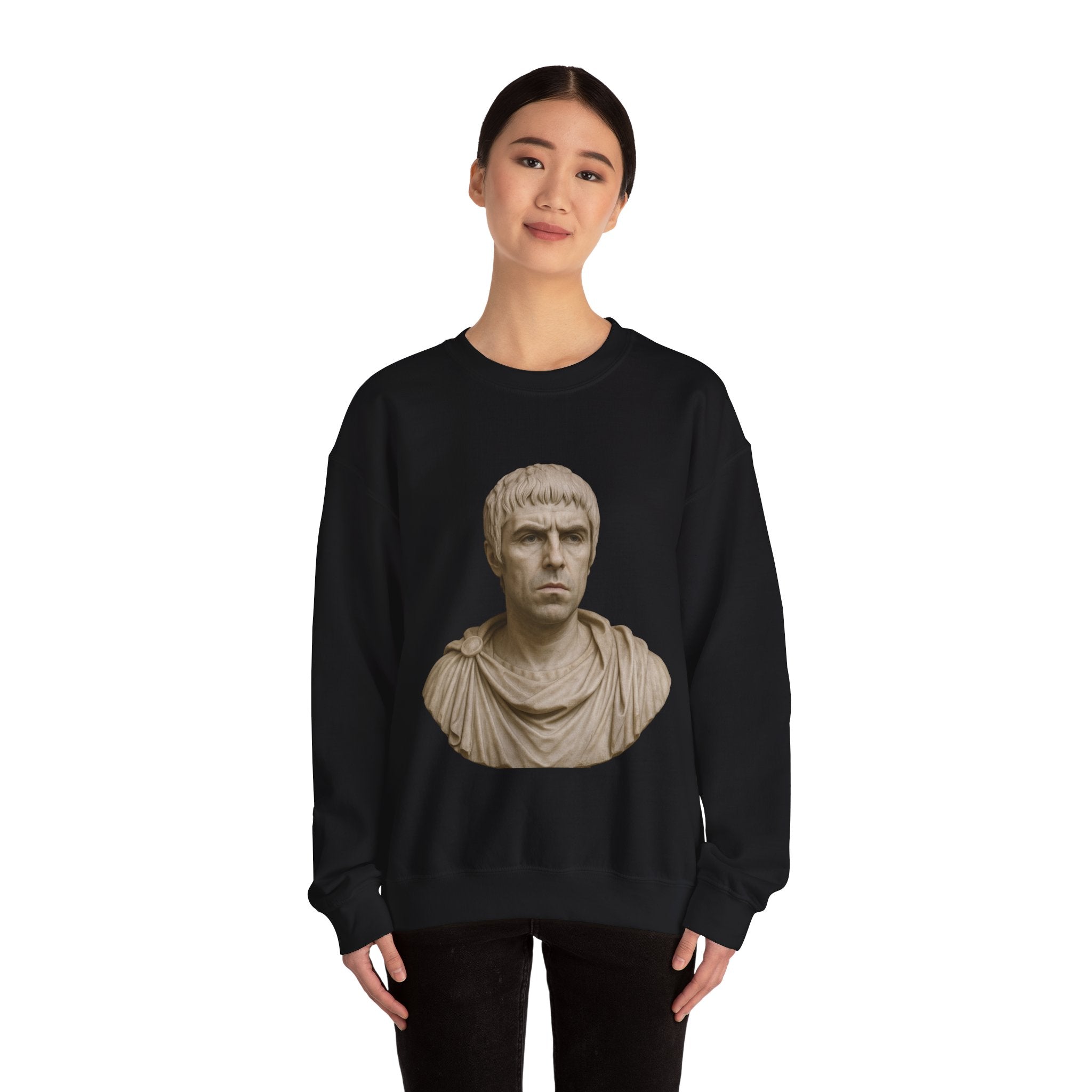 Godlike Liam Gallagher Roman Bust Sweatshirt