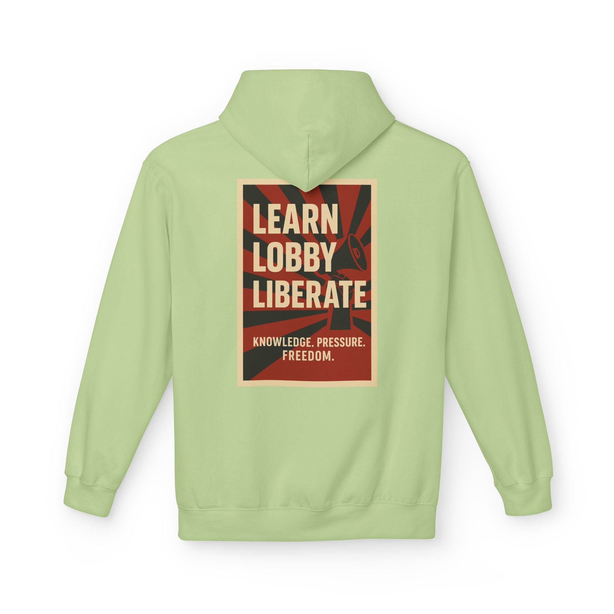 Learn Lobby and Liberate Fleece Hoodie - Unisex Softstyle for Comfort and Freedom T-Shirt | LZP Tees