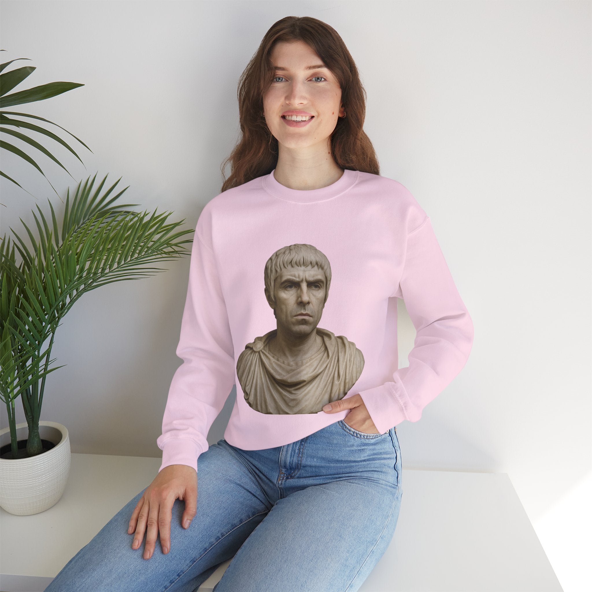 Godlike Liam Gallagher Roman Bust Sweatshirt
