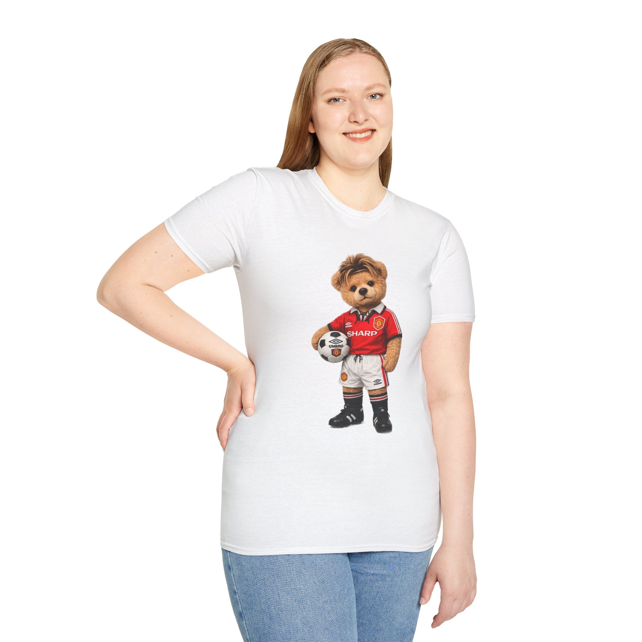 Golden Touch Bear – 90s Football Icon Graphic Tee