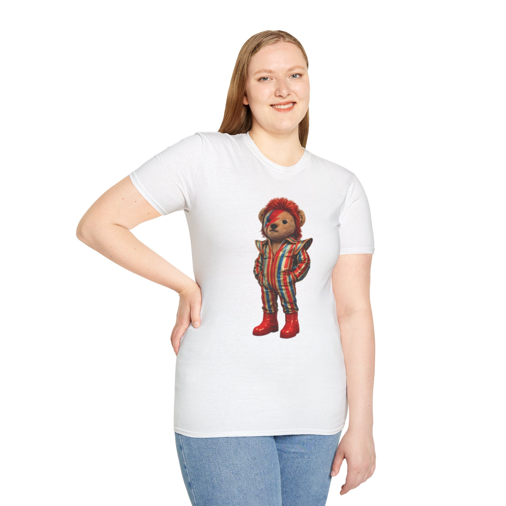 🧸⚡ The Bowie Bear T-Shirt — Exclusive to LZP Tees