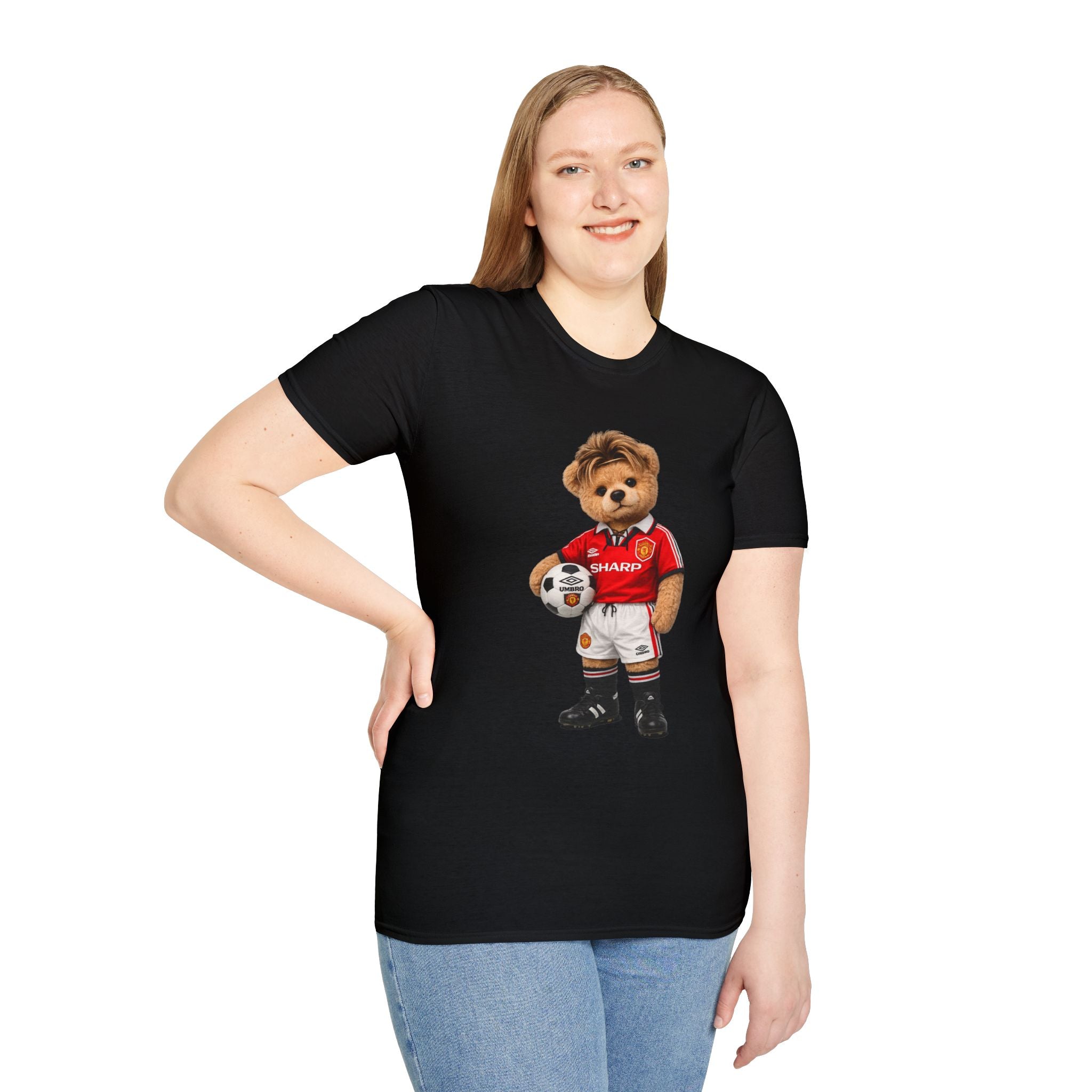 Golden Touch Bear – 90s Football Icon Graphic Tee