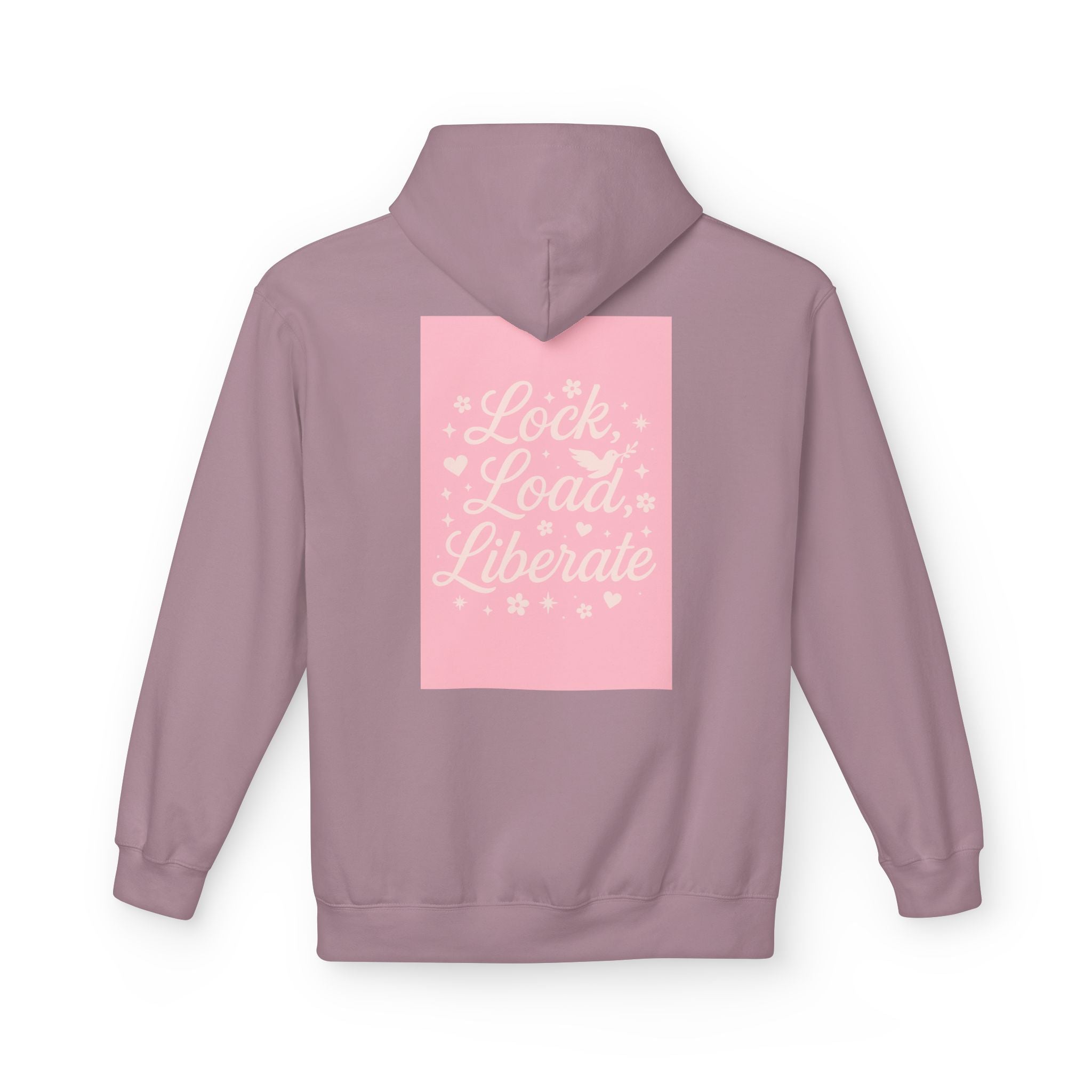 Lock, Load, Liberate Fleece Hoodie - Unisex Softstyle for Comfort and Freedom T-Shirt | LZP Tees