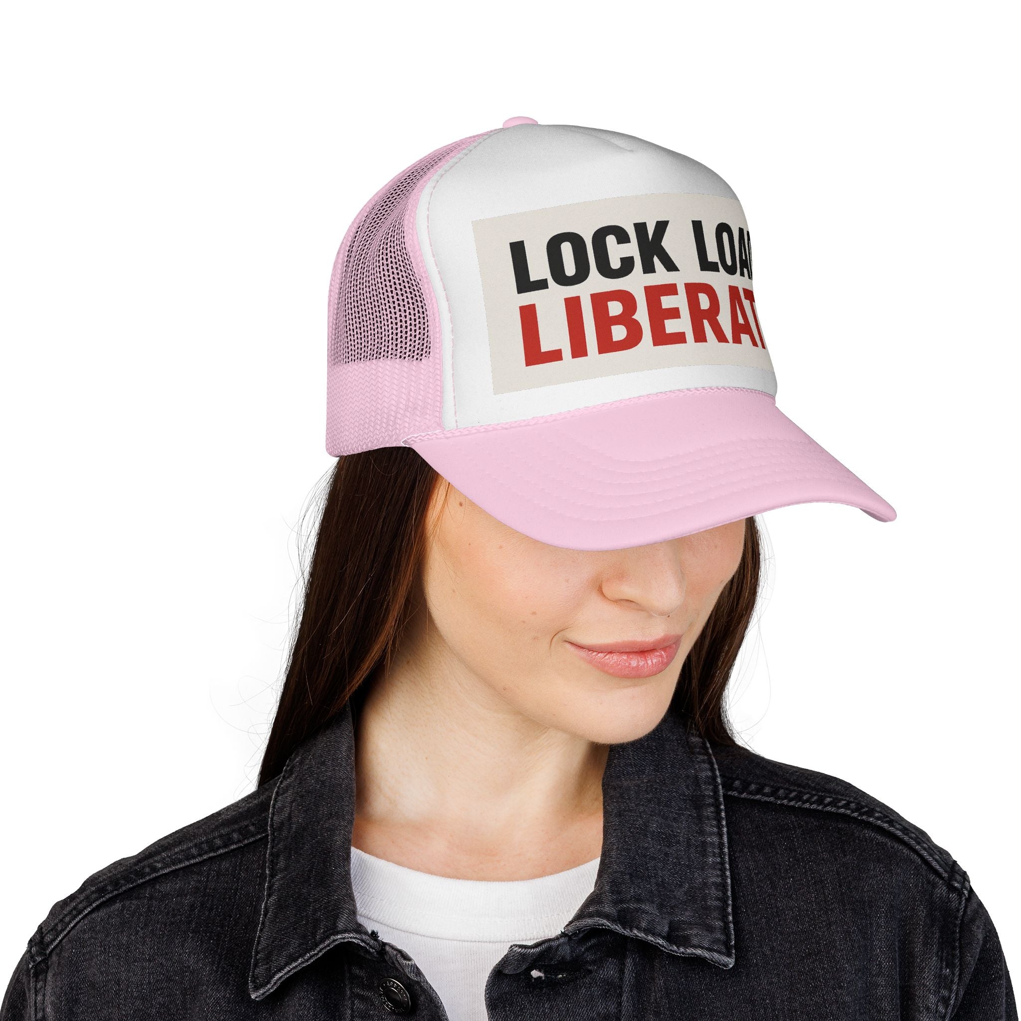 Lock, Load Liberate Trucker Cap