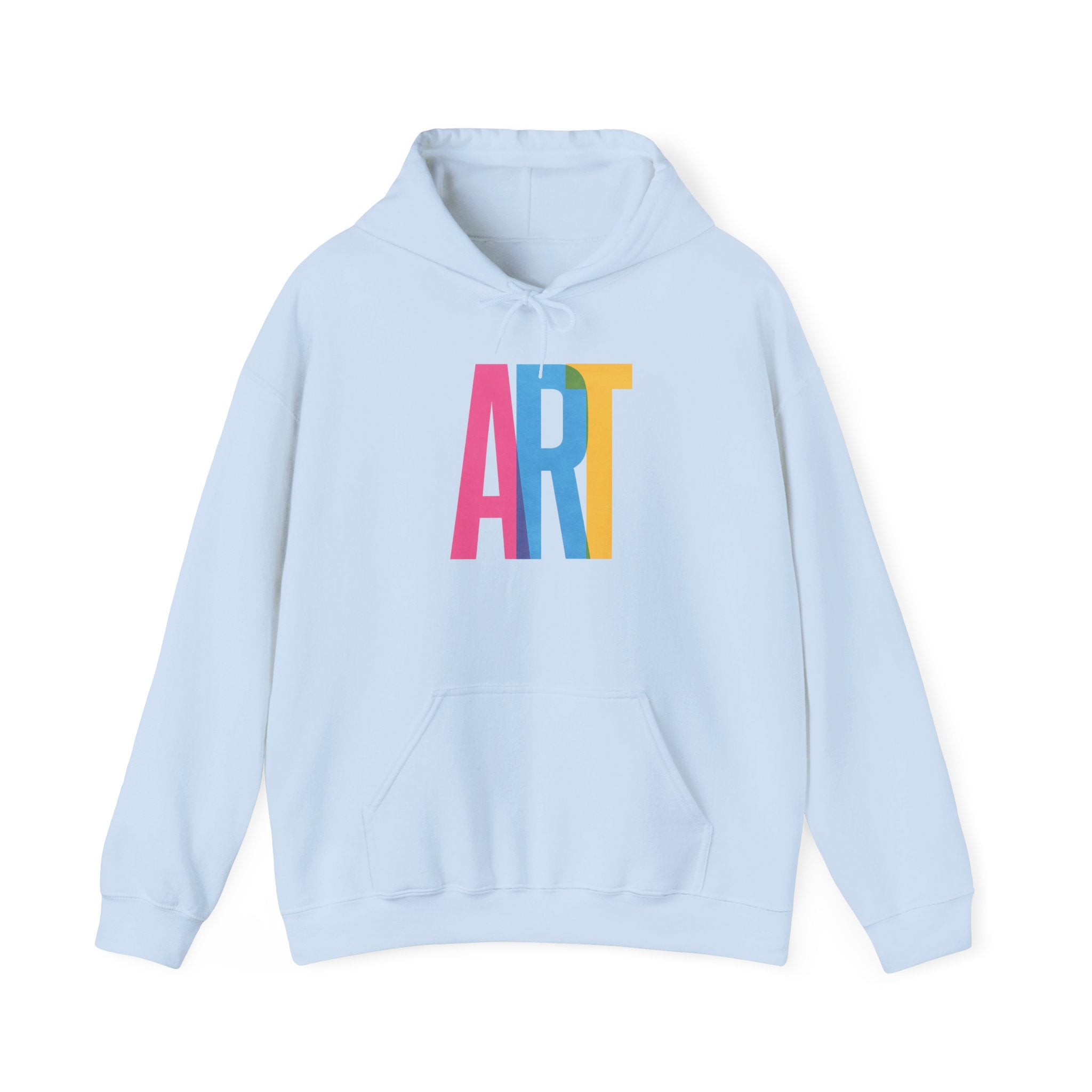 ART Unisex Hoodie Front and Back Print - Cozy Gift for Friends, Valentine's Day, Casual Wear, Trendy Fashion, Spirit Wear T-Shirt | LZP Tees