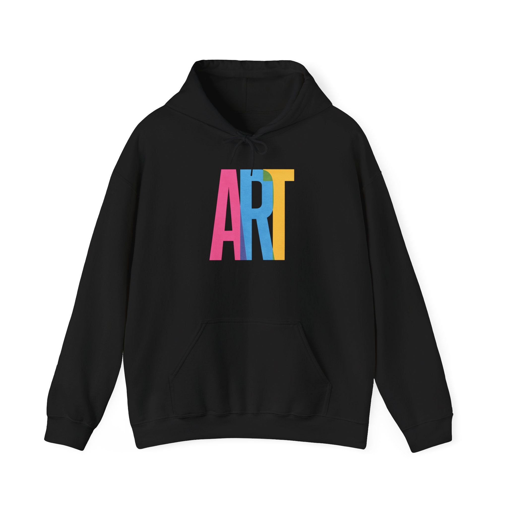 ART Unisex Hoodie Front and Back Print - Cozy Gift for Friends, Valentine's Day, Casual Wear, Trendy Fashion, Spirit Wear T-Shirt | LZP Tees