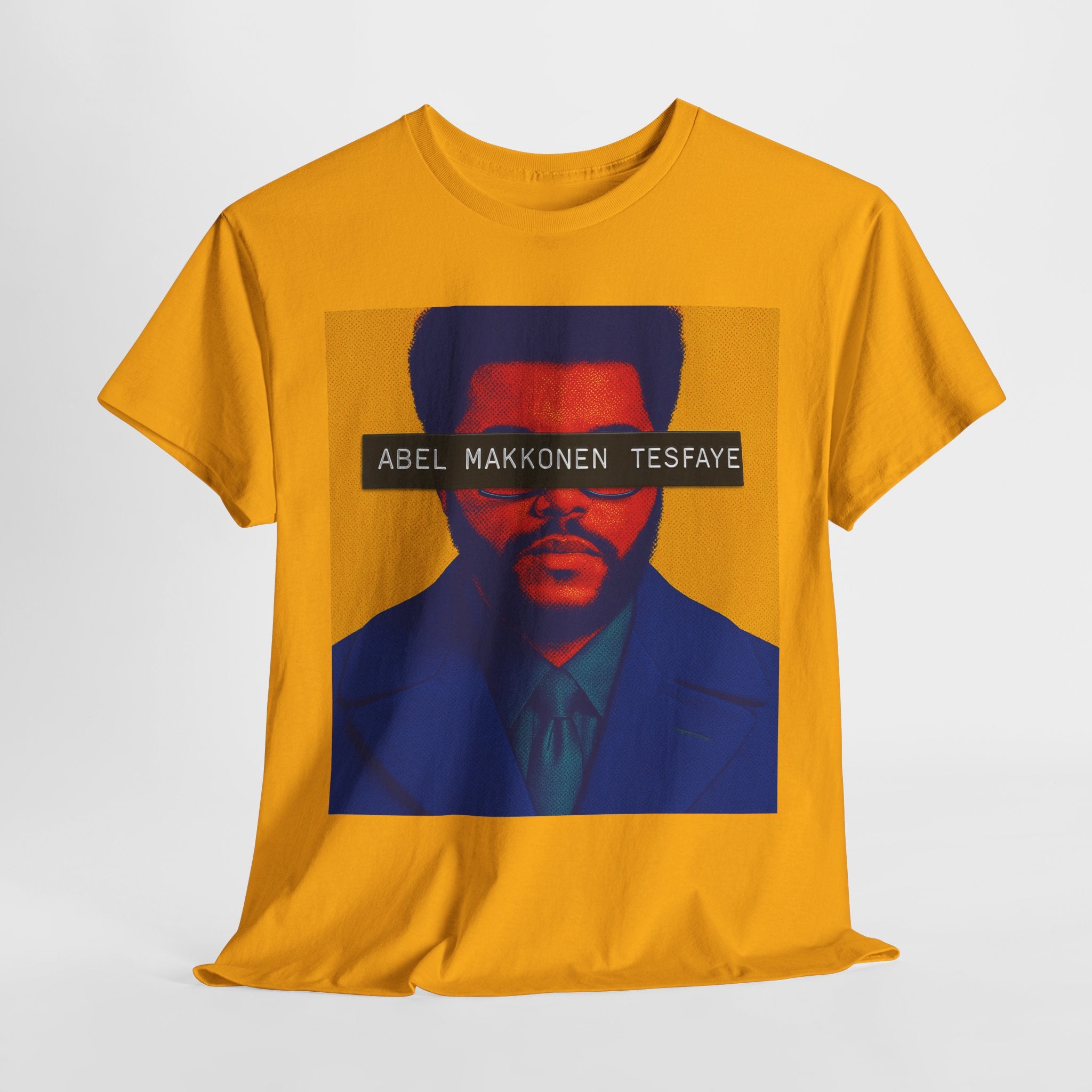 The Weeknd Inspired Unisex Heavy Cotton Tee, Stylish Graphic Shirt, Music Fan Gift, Casual Wear, Unique Art Tee – T‑Shirt (Unisex)