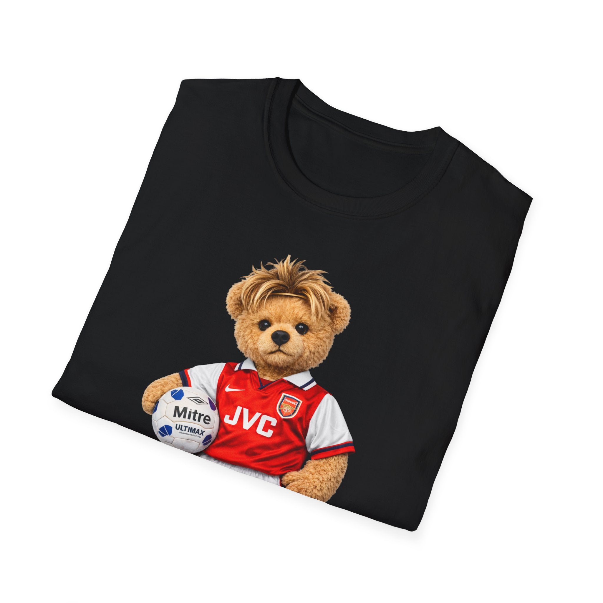 Highbury Hero Bear – Arsenal 90s Football Icon Graphic Tee
