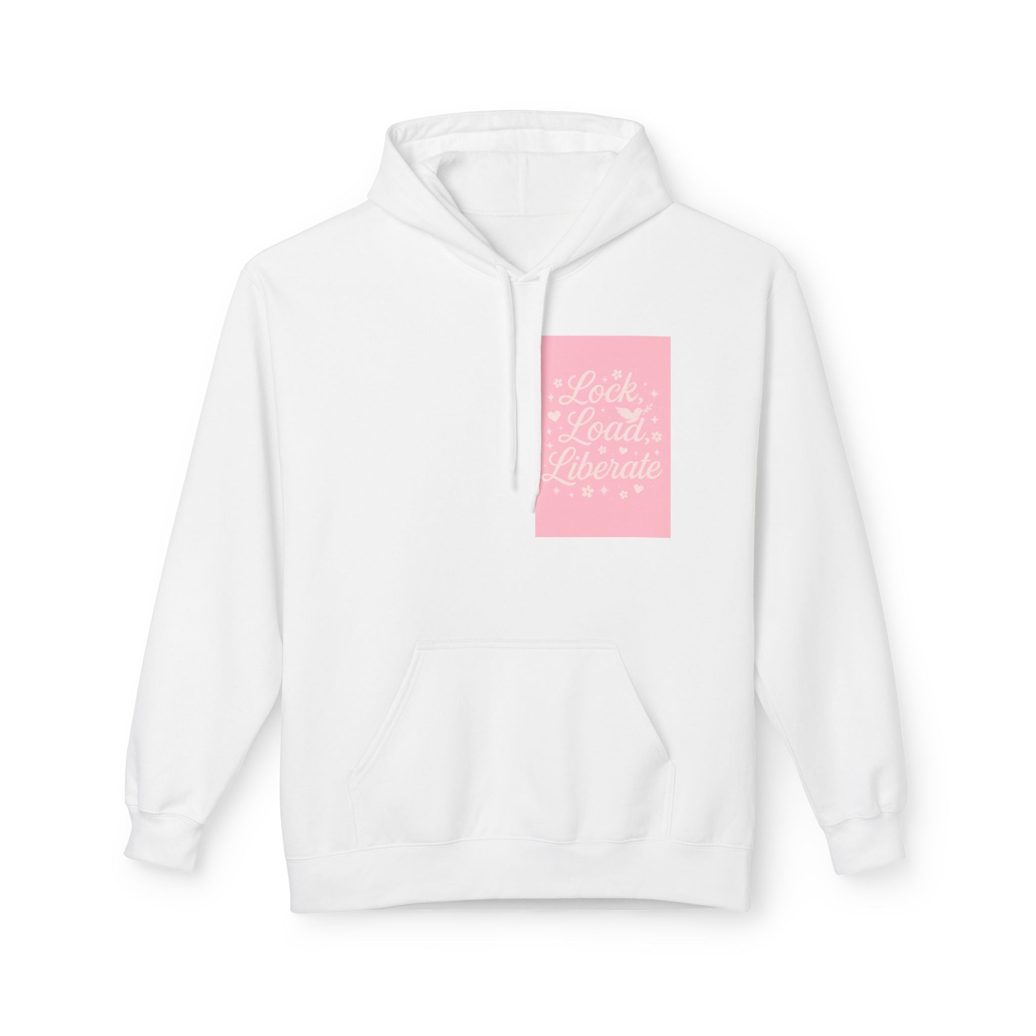 Lock, Load, Liberate Fleece Hoodie - Unisex Softstyle for Comfort and Freedom T-Shirt | LZP Tees