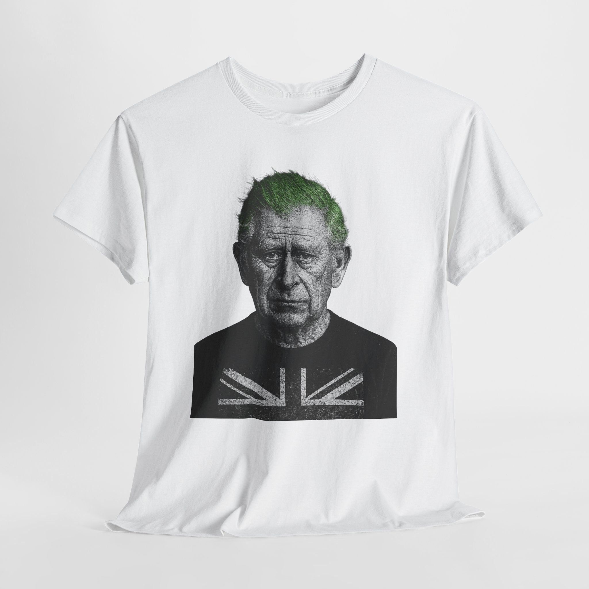 Punk King T-Shirt Unisex Heavy Cotton Tee, Retro T-Shirt, Fan Merchandise, Gift for UK Lovers, Casual Wear