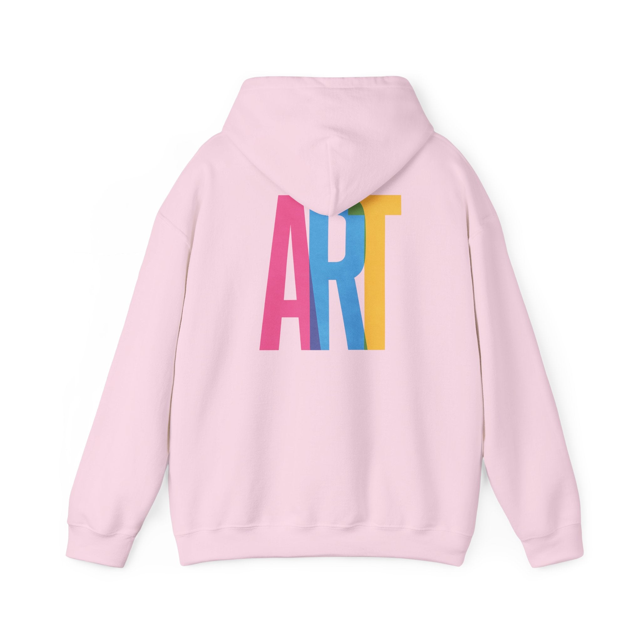 ART Unisex Hoodie Front and Back Print - Cozy Gift for Friends, Valentine's Day, Casual Wear, Trendy Fashion, Spirit Wear T-Shirt | LZP Tees
