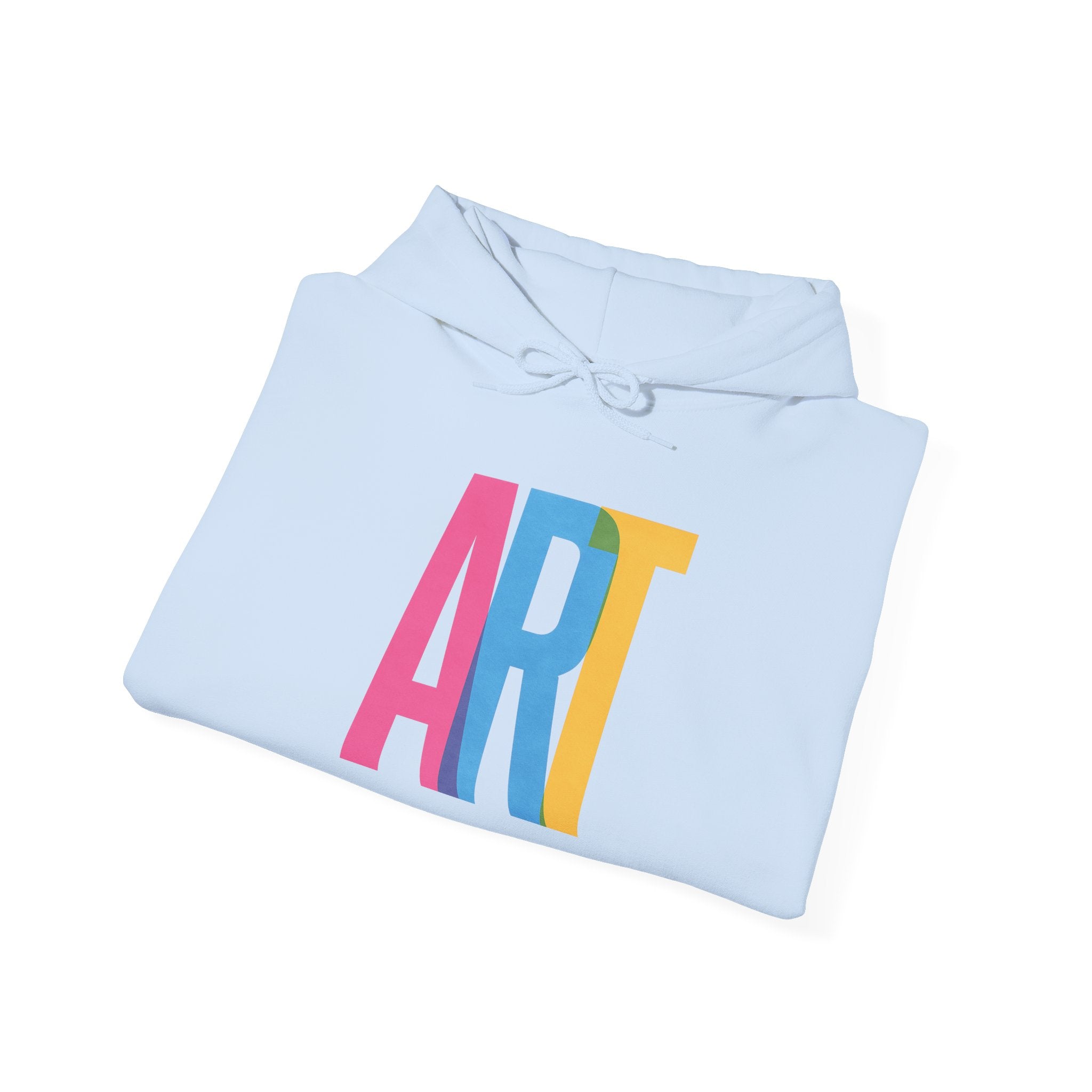 ART Unisex Hoodie Front and Back Print - Cozy Gift for Friends, Valentine's Day, Casual Wear, Trendy Fashion, Spirit Wear T-Shirt | LZP Tees